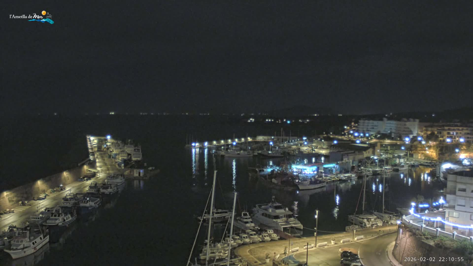 L'Ametlla de Mar Harbor Live Cam -T arragona, Catalonia, Spain