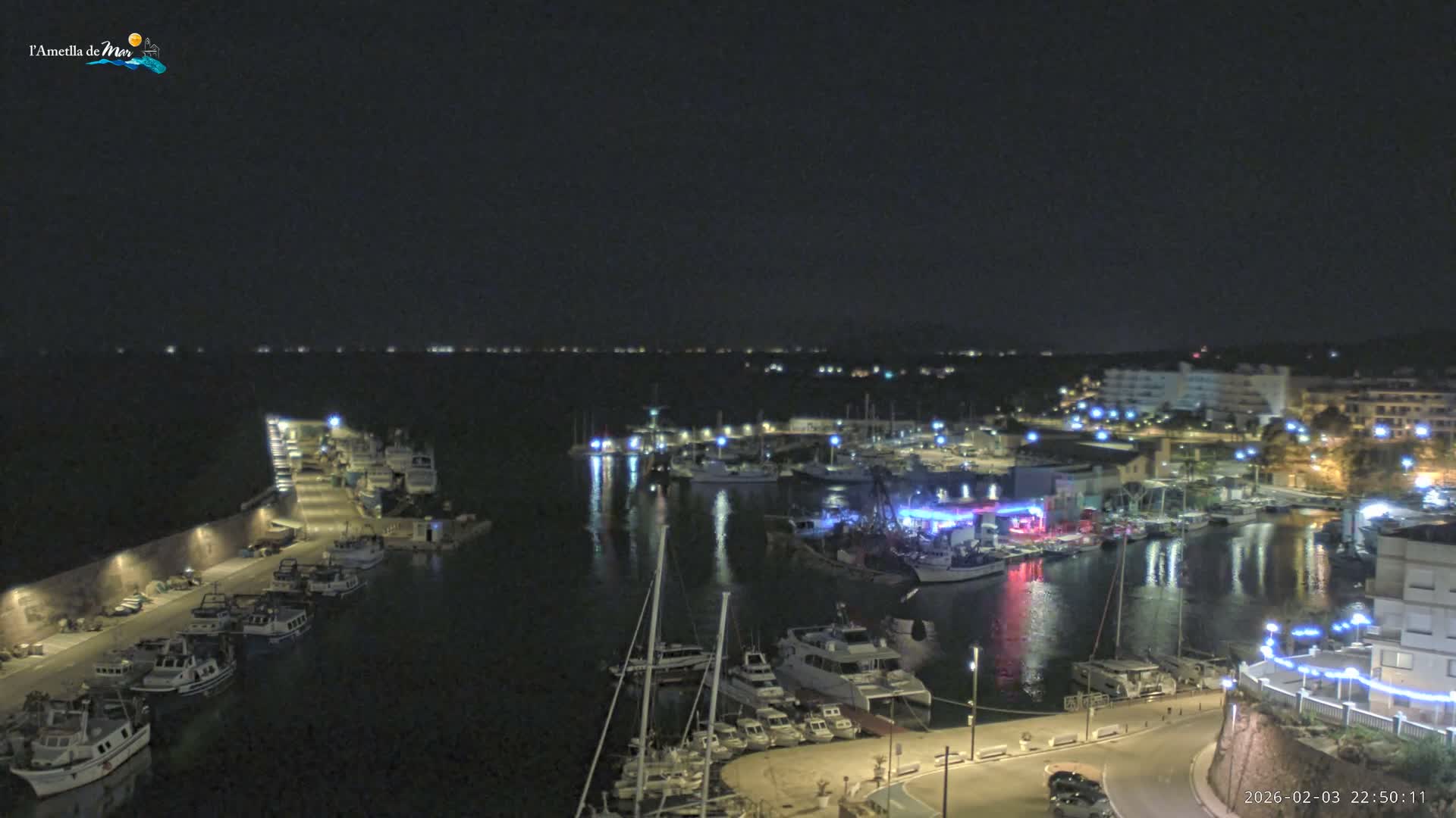 L'Ametlla de Mar Harbor Live Cam -T arragona, Catalonia, Spain