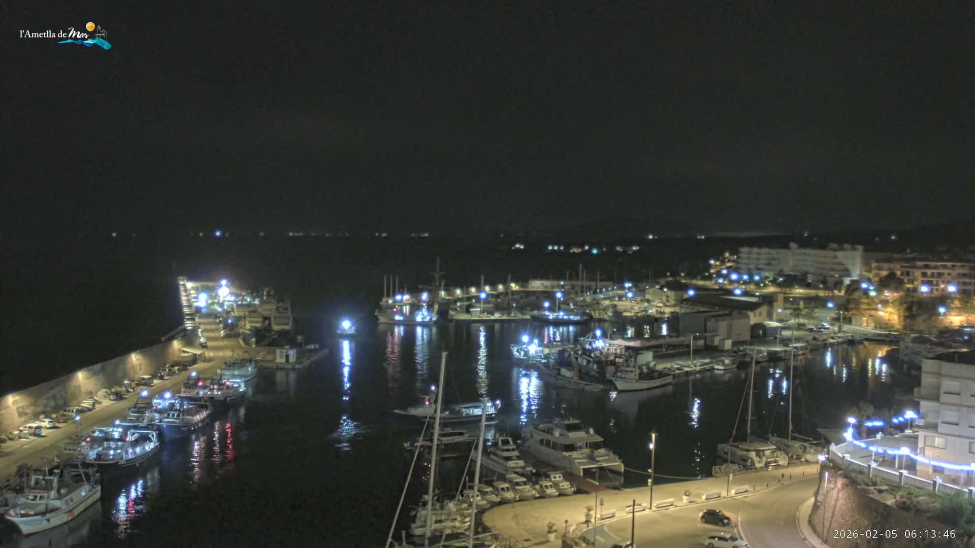 L'Ametlla de Mar Harbor Live Cam -T arragona, Catalonia, Spain