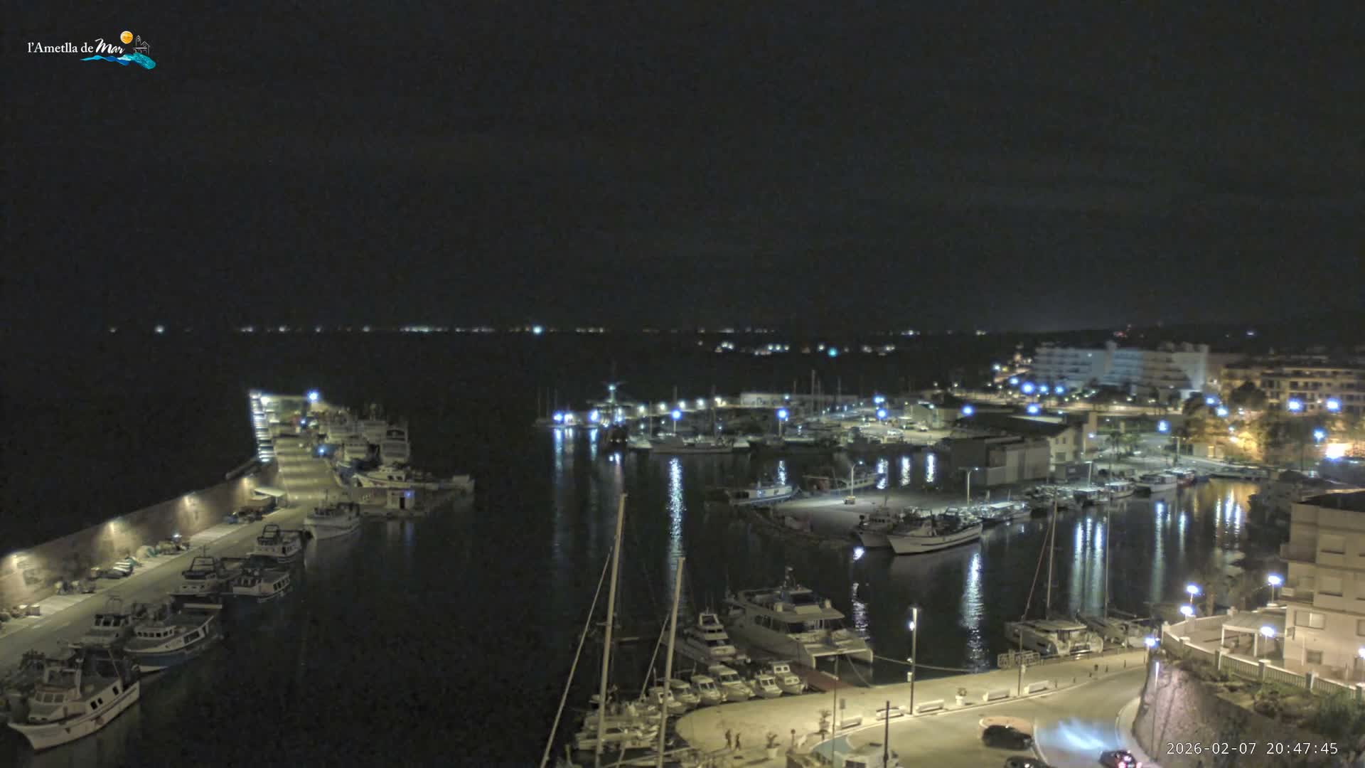 L'Ametlla de Mar Harbor Live Cam -T arragona, Catalonia, Spain