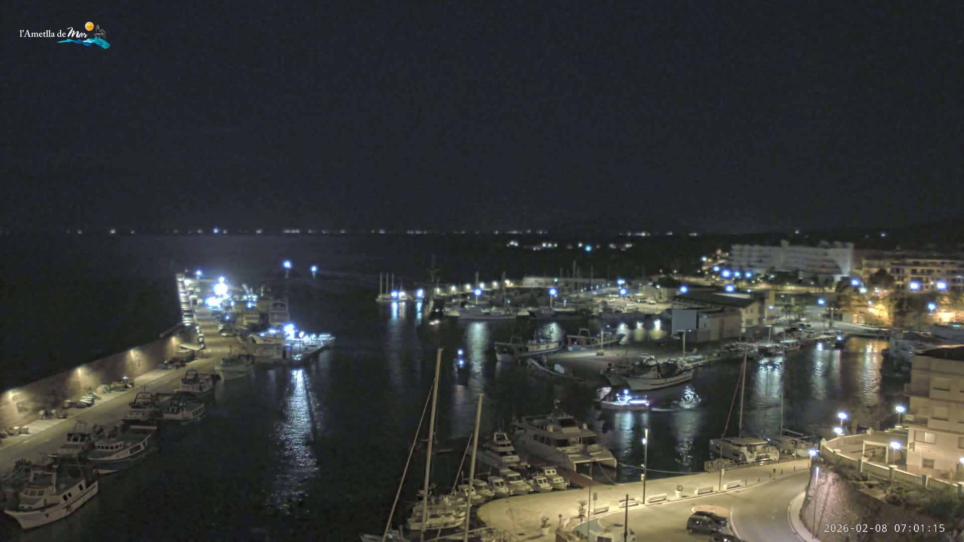 L'Ametlla de Mar Harbor Live Cam -T arragona, Catalonia, Spain