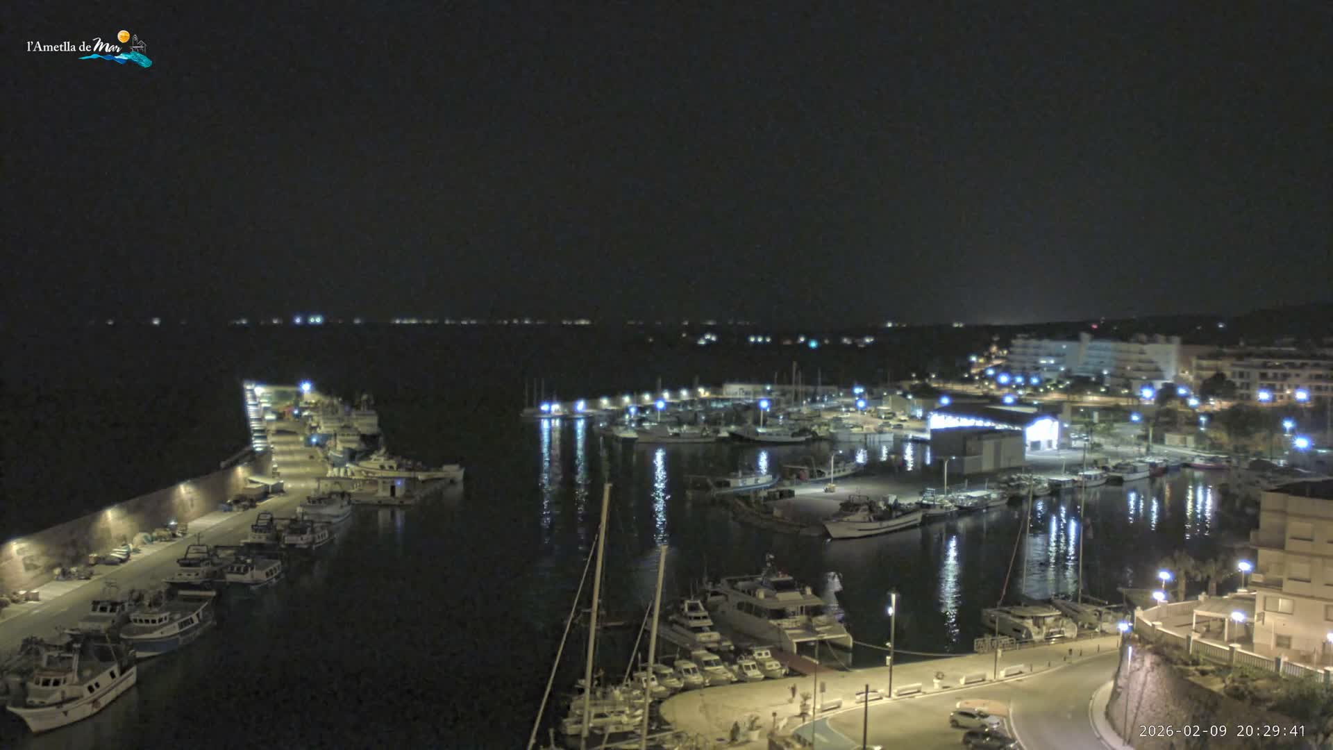 L'Ametlla de Mar Harbor Live Cam -T arragona, Catalonia, Spain