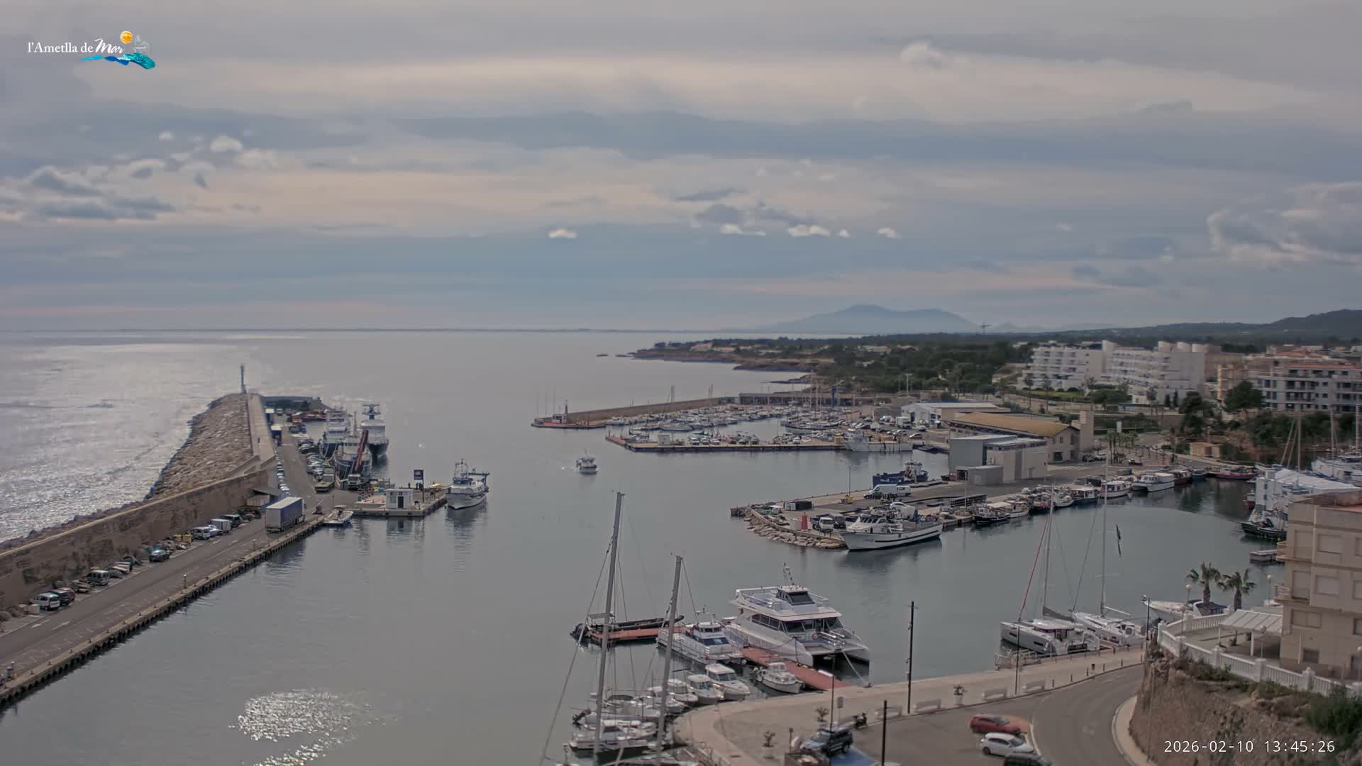 L'Ametlla de Mar Harbor Live Cam -T arragona, Catalonia, Spain