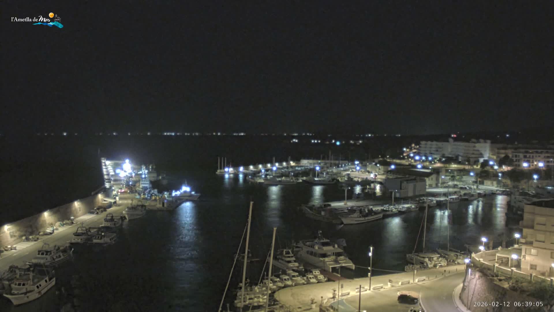L'Ametlla de Mar Harbor Live Cam -T arragona, Catalonia, Spain