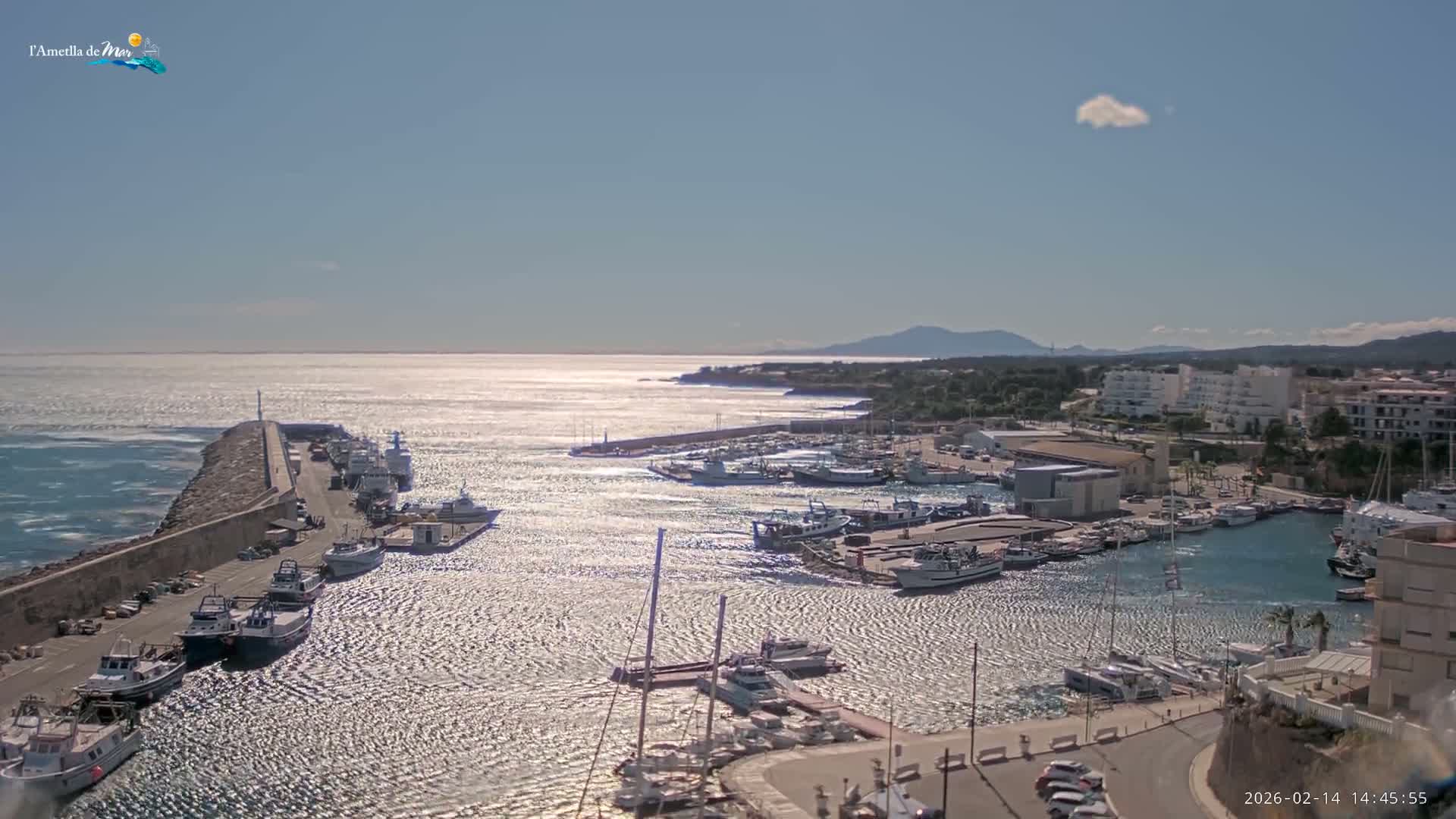 L'Ametlla de Mar Harbor Live Cam -T arragona, Catalonia, Spain