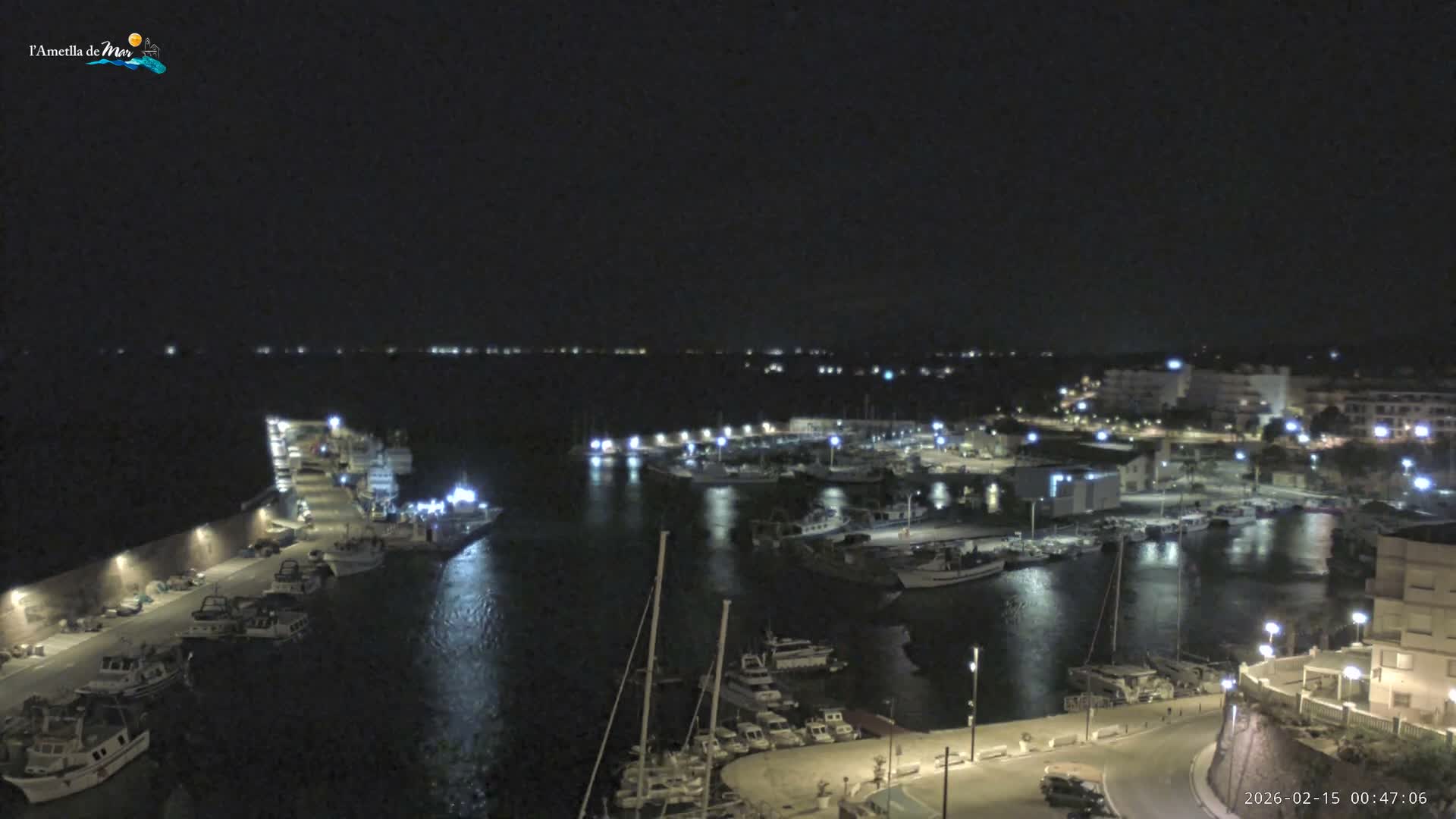 L'Ametlla de Mar Harbor Live Cam -T arragona, Catalonia, Spain