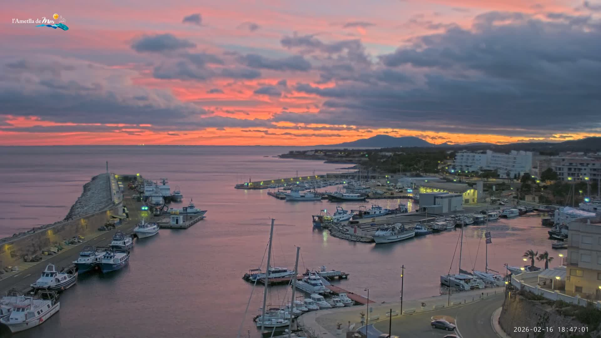 L'Ametlla de Mar Harbor Live Cam -T arragona, Catalonia, Spain