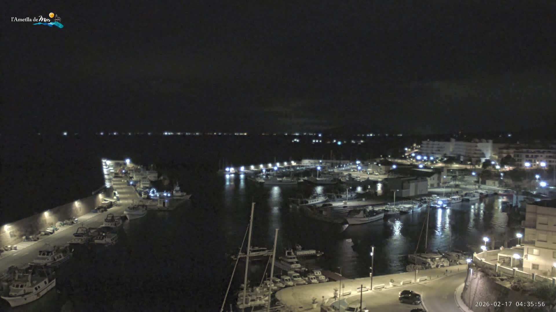 L'Ametlla de Mar Harbor Live Cam -T arragona, Catalonia, Spain