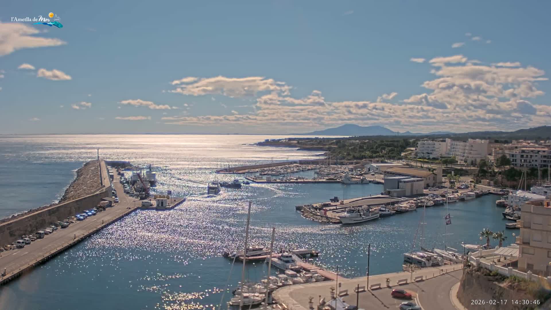 L'Ametlla de Mar Harbor Live Cam -T arragona, Catalonia, Spain