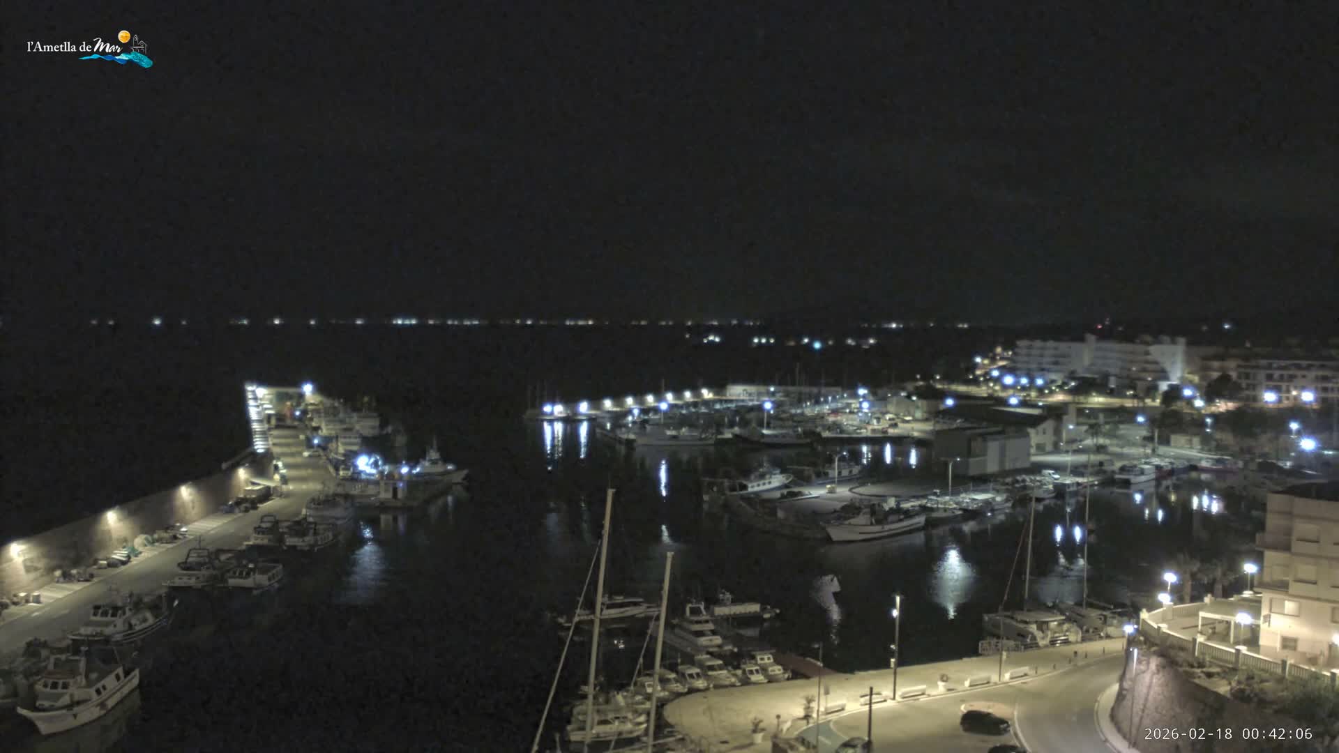 L'Ametlla de Mar Harbor Live Cam -T arragona, Catalonia, Spain