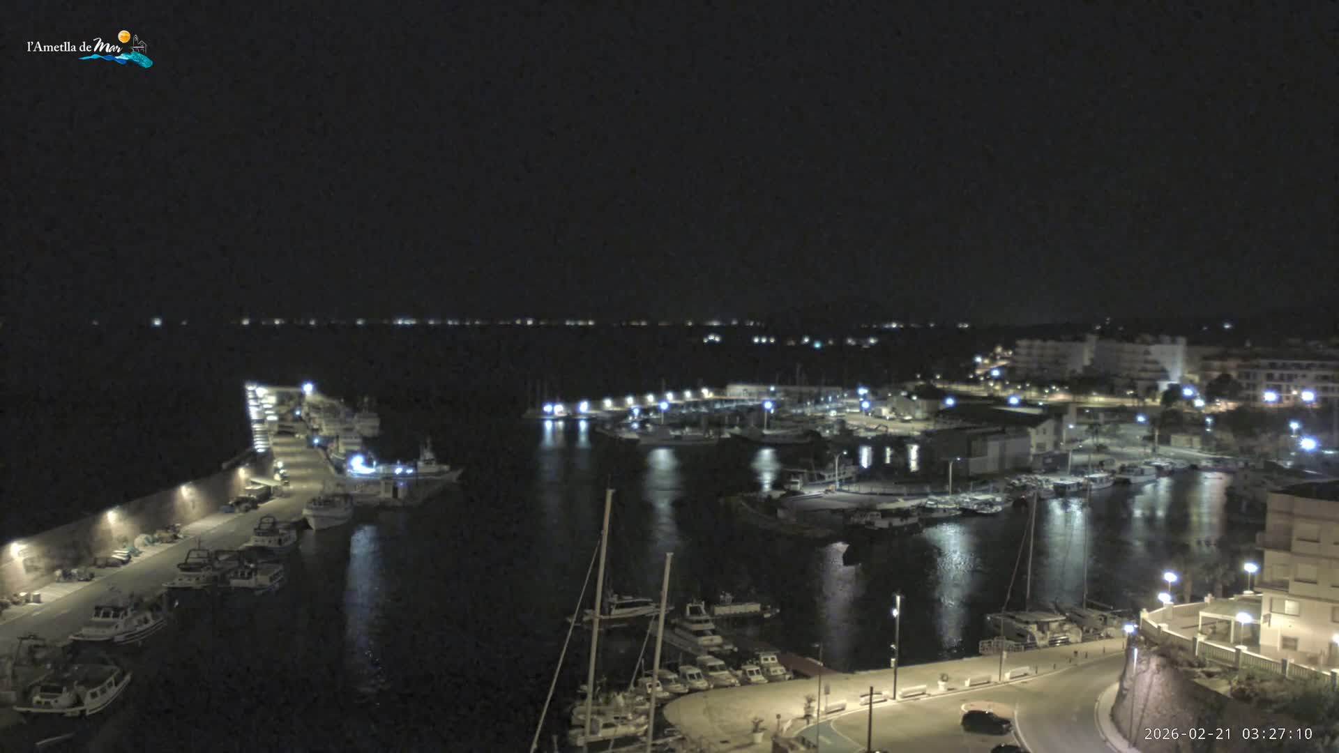 L'Ametlla de Mar Harbor Live Cam -T arragona, Catalonia, Spain
