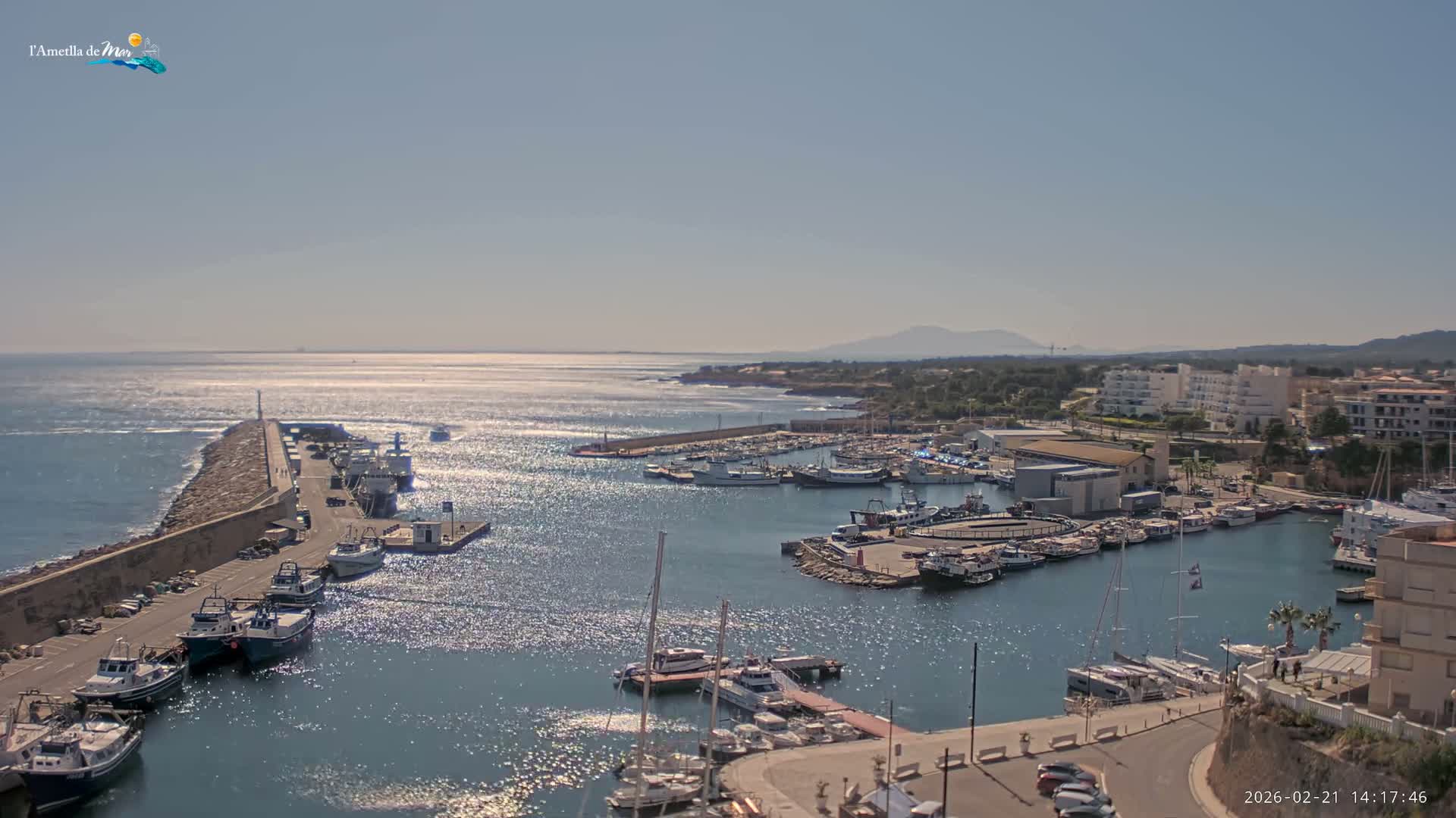 L'Ametlla de Mar Harbor Live Cam -T arragona, Catalonia, Spain