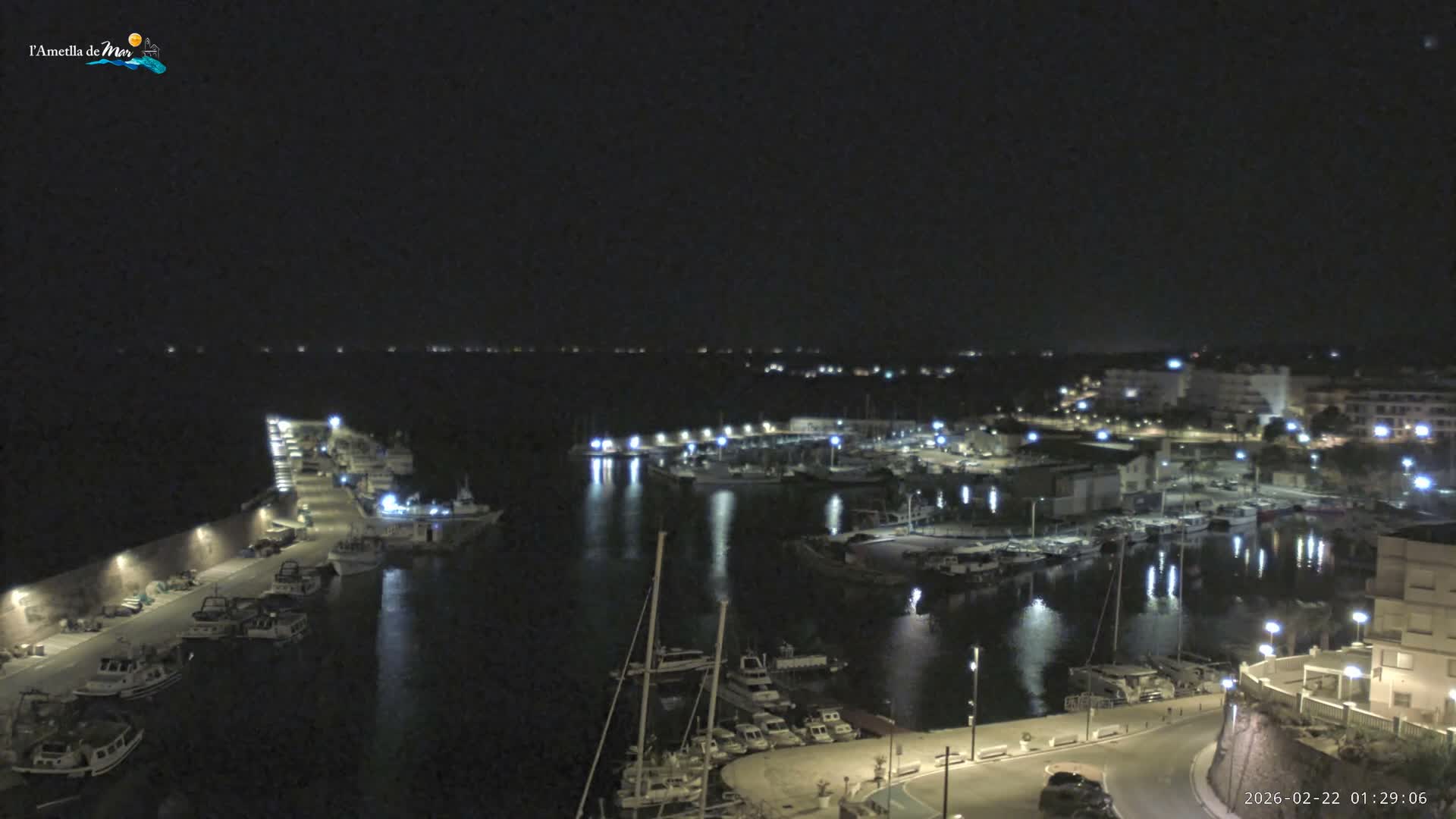 L'Ametlla de Mar Harbor Live Cam -T arragona, Catalonia, Spain