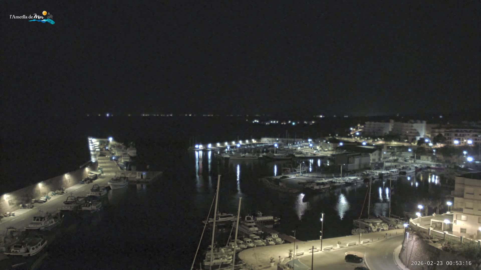 L'Ametlla de Mar Harbor Live Cam -T arragona, Catalonia, Spain
