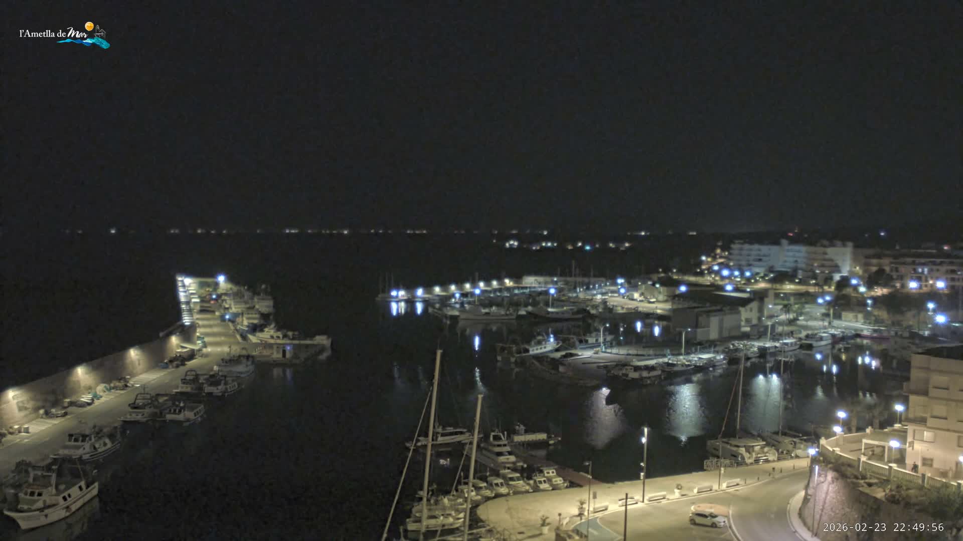 L'Ametlla de Mar Harbor Live Cam -T arragona, Catalonia, Spain