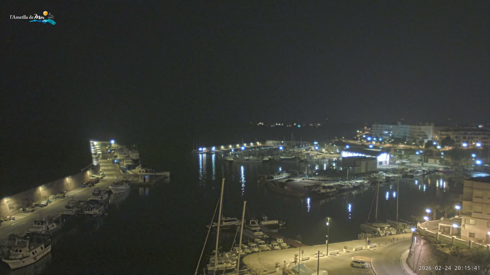 L'Ametlla de Mar Harbor Live Cam -T arragona, Catalonia, Spain