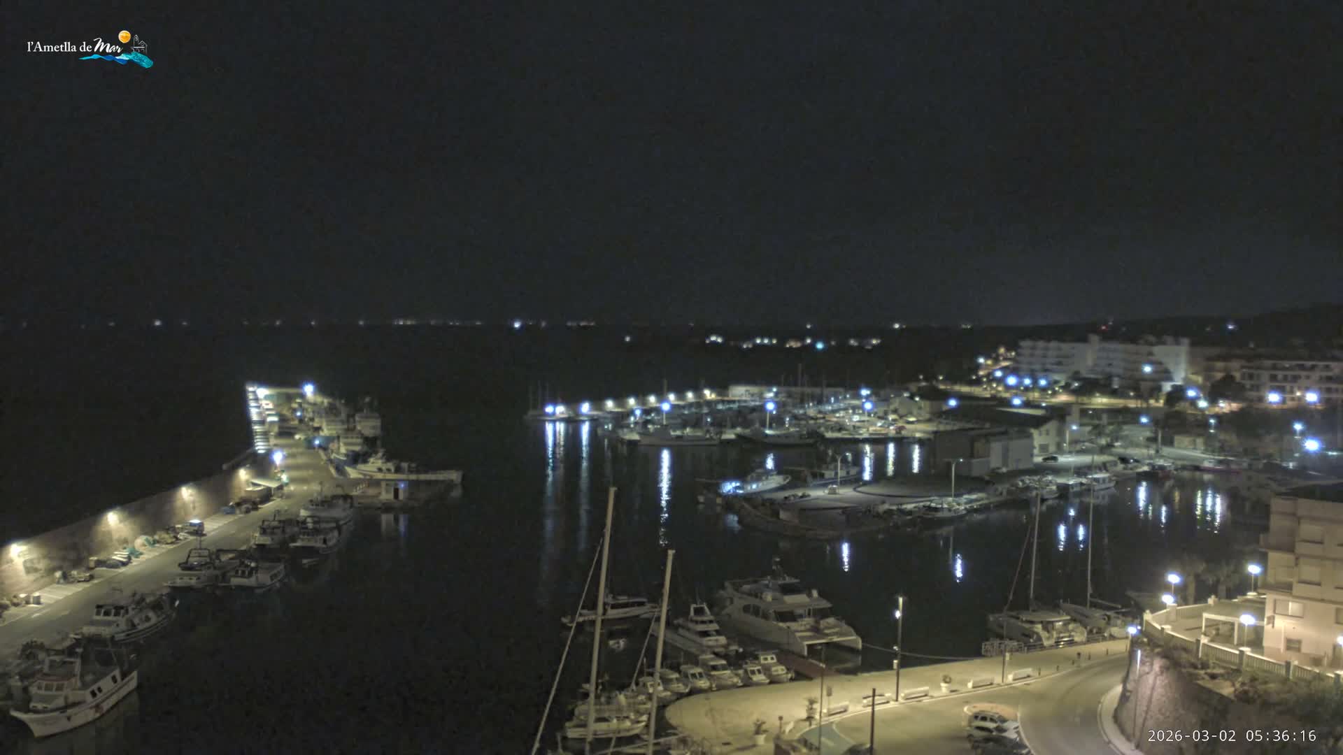 L'Ametlla de Mar Harbor Live Cam -T arragona, Catalonia, Spain