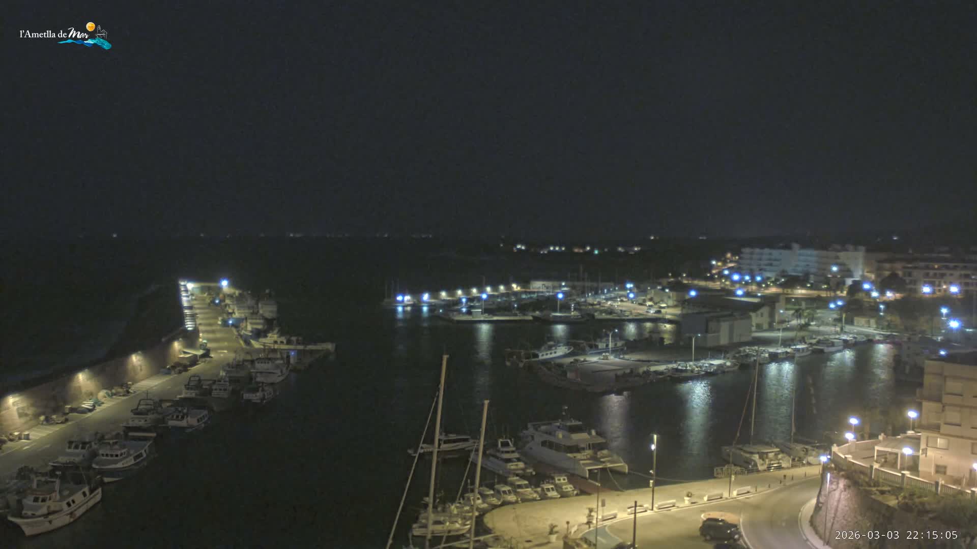 L'Ametlla de Mar Harbor Live Cam -T arragona, Catalonia, Spain