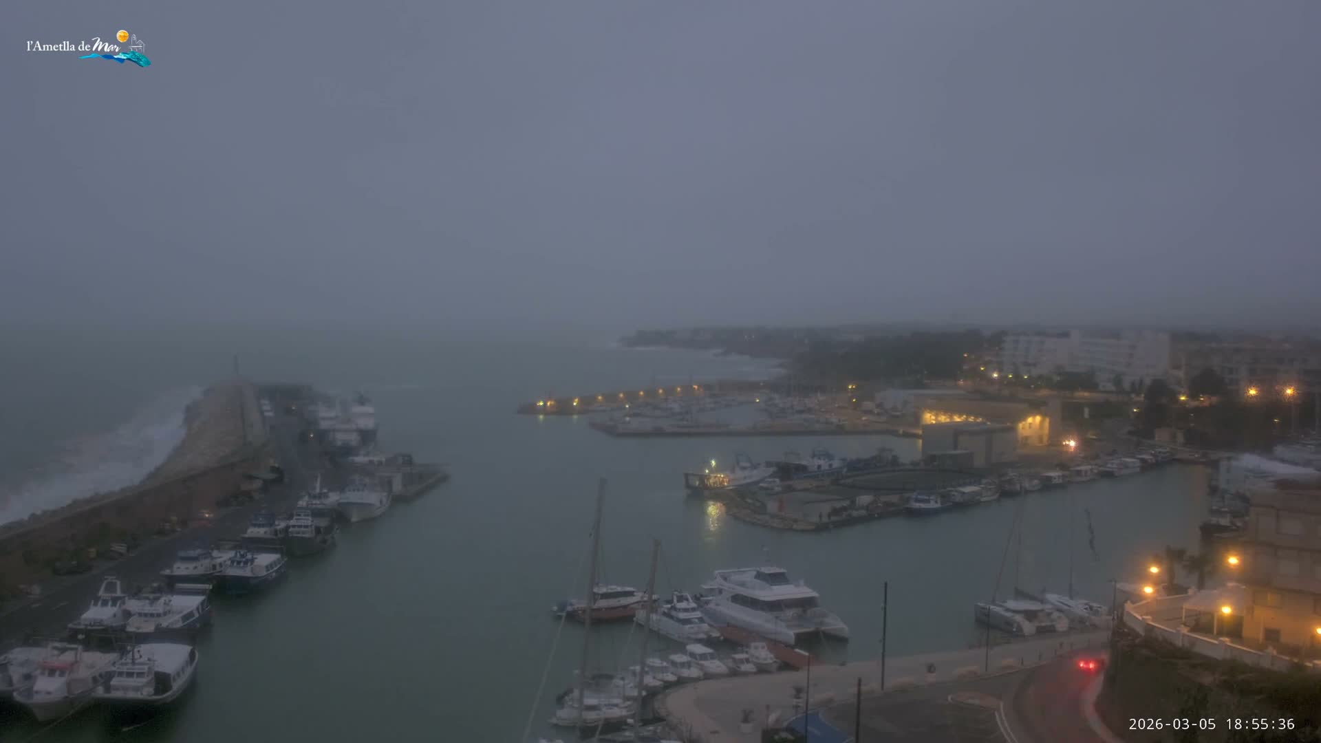 L'Ametlla de Mar Harbor Live Cam -T arragona, Catalonia, Spain