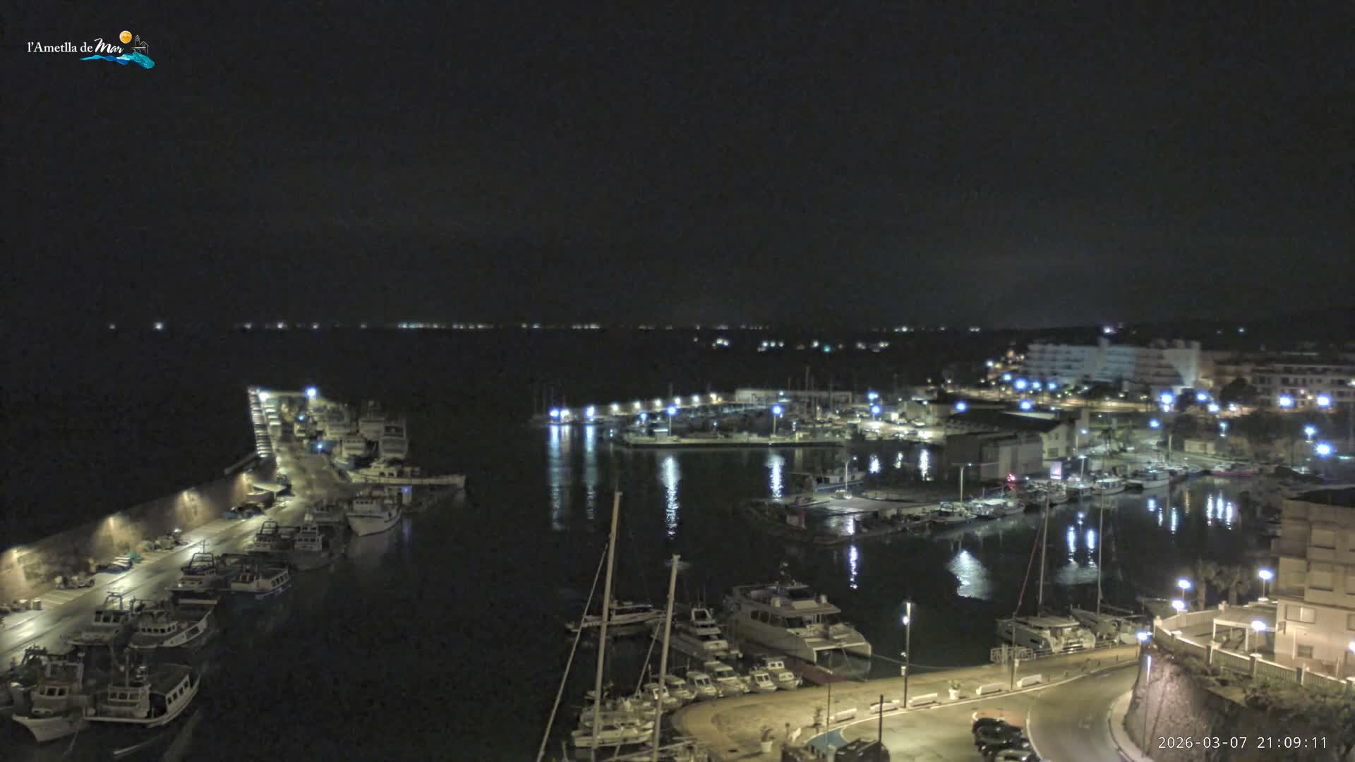L'Ametlla de Mar Harbor Live Cam -T arragona, Catalonia, Spain
