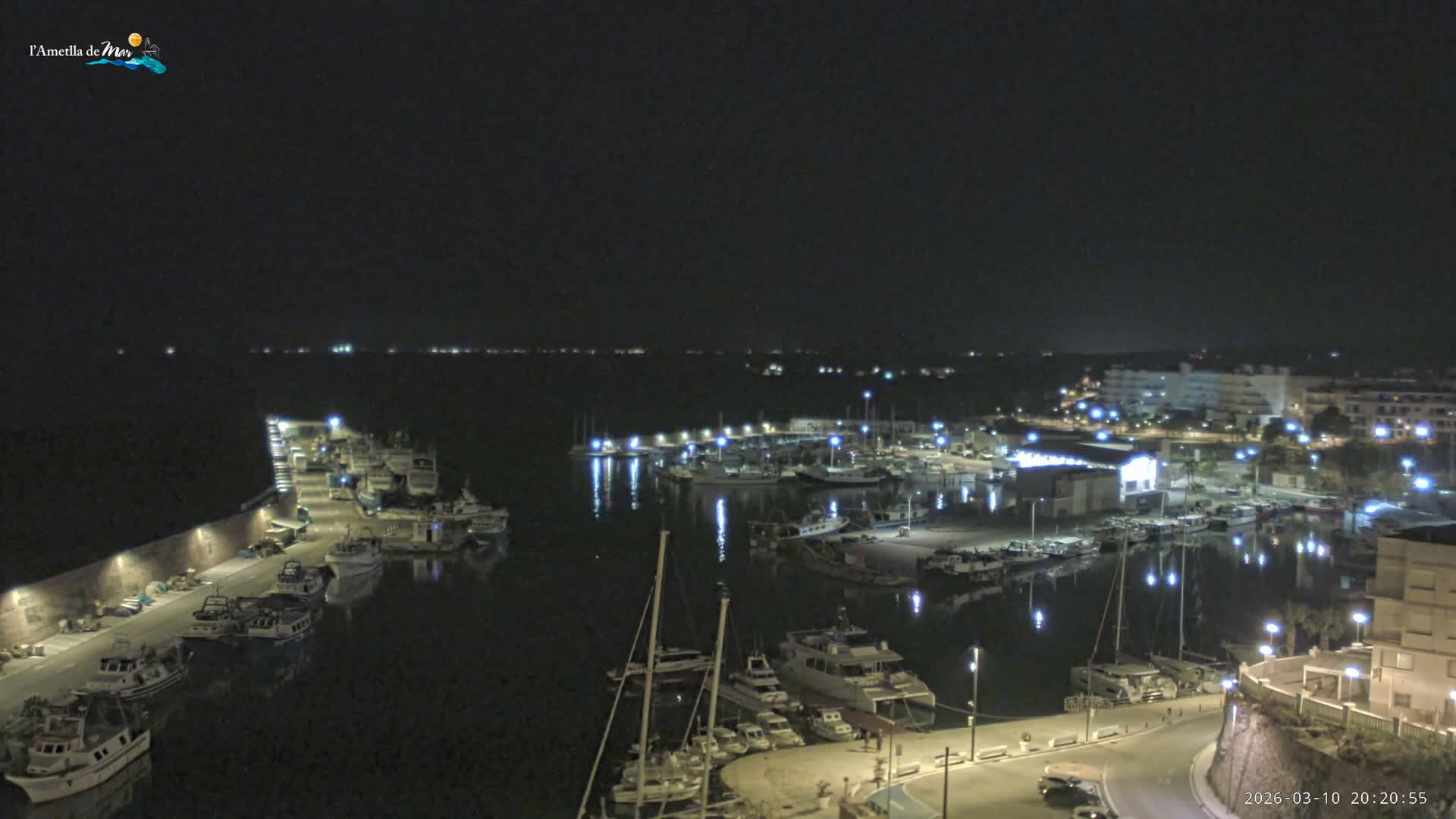 L'Ametlla de Mar Harbor Live Cam -T arragona, Catalonia, Spain