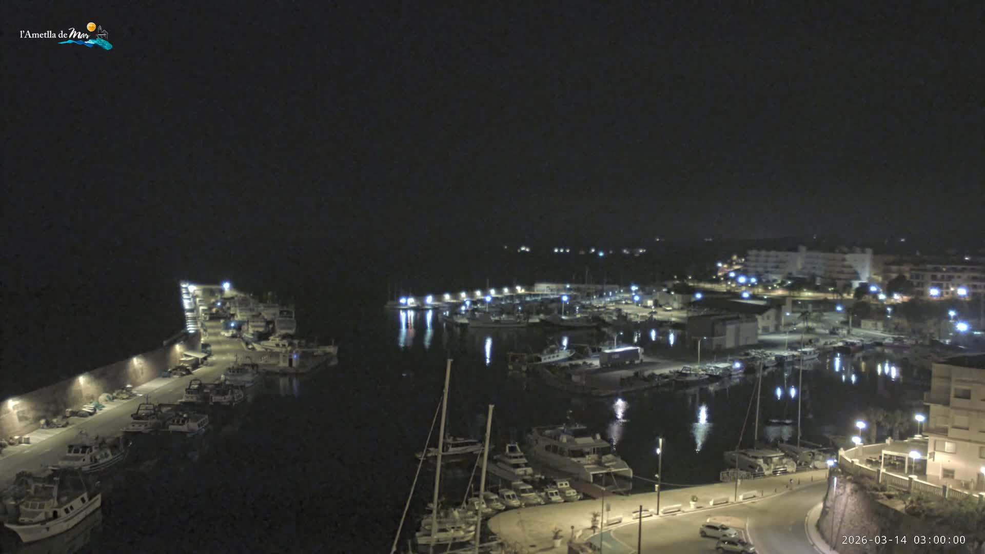 L'Ametlla de Mar Harbor Live Cam -T arragona, Catalonia, Spain