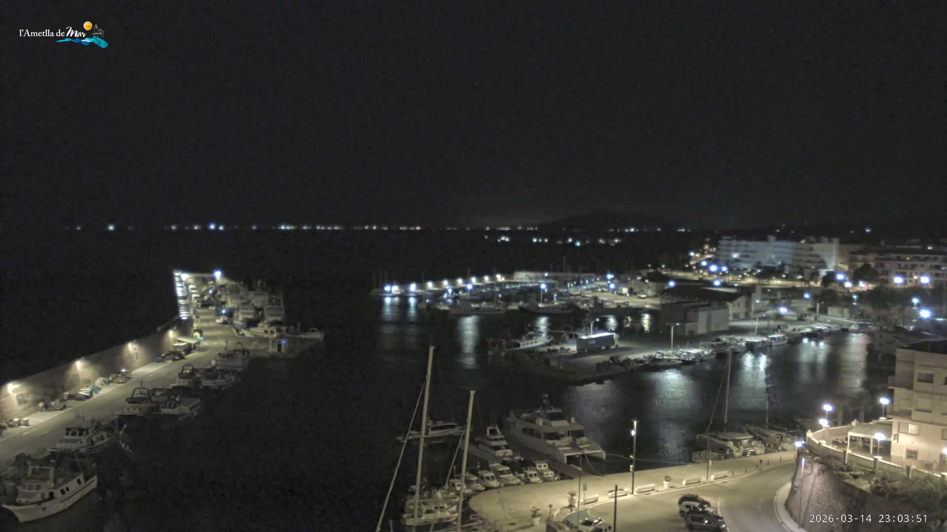 L'Ametlla de Mar Harbor Live Cam -T arragona, Catalonia, Spain