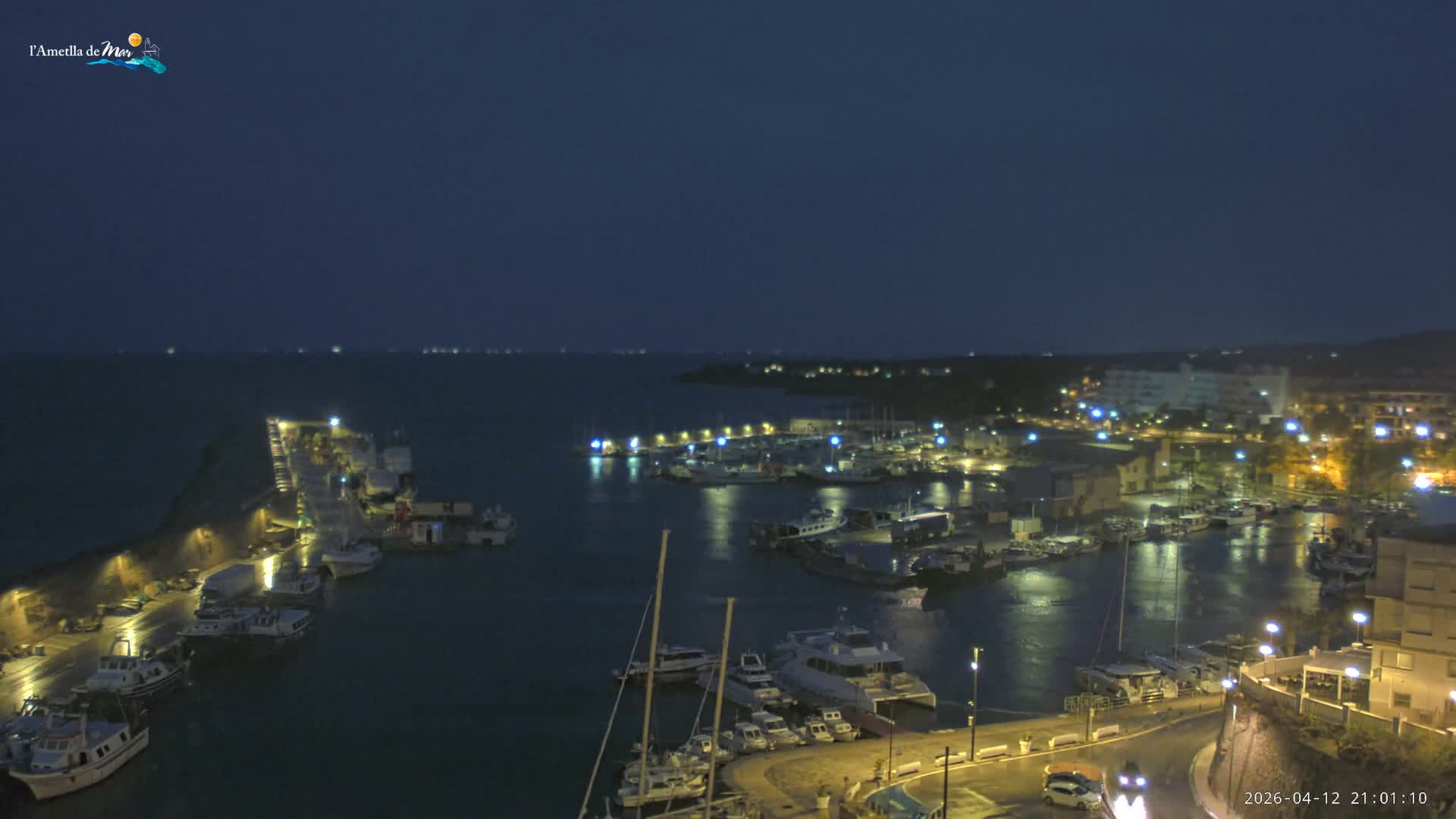 L'Ametlla de Mar Harbor Live Cam -T arragona, Catalonia, Spain