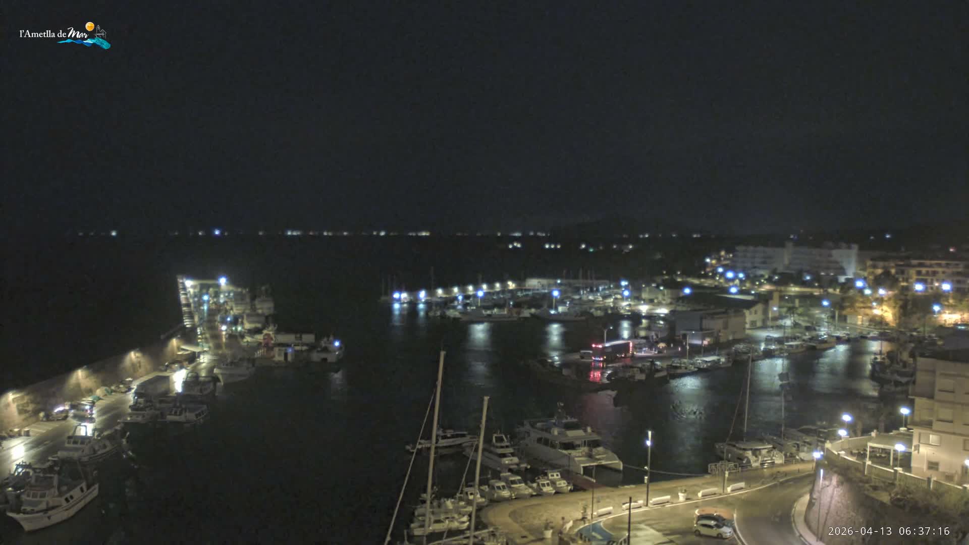 L'Ametlla de Mar Harbor Live Cam -T arragona, Catalonia, Spain