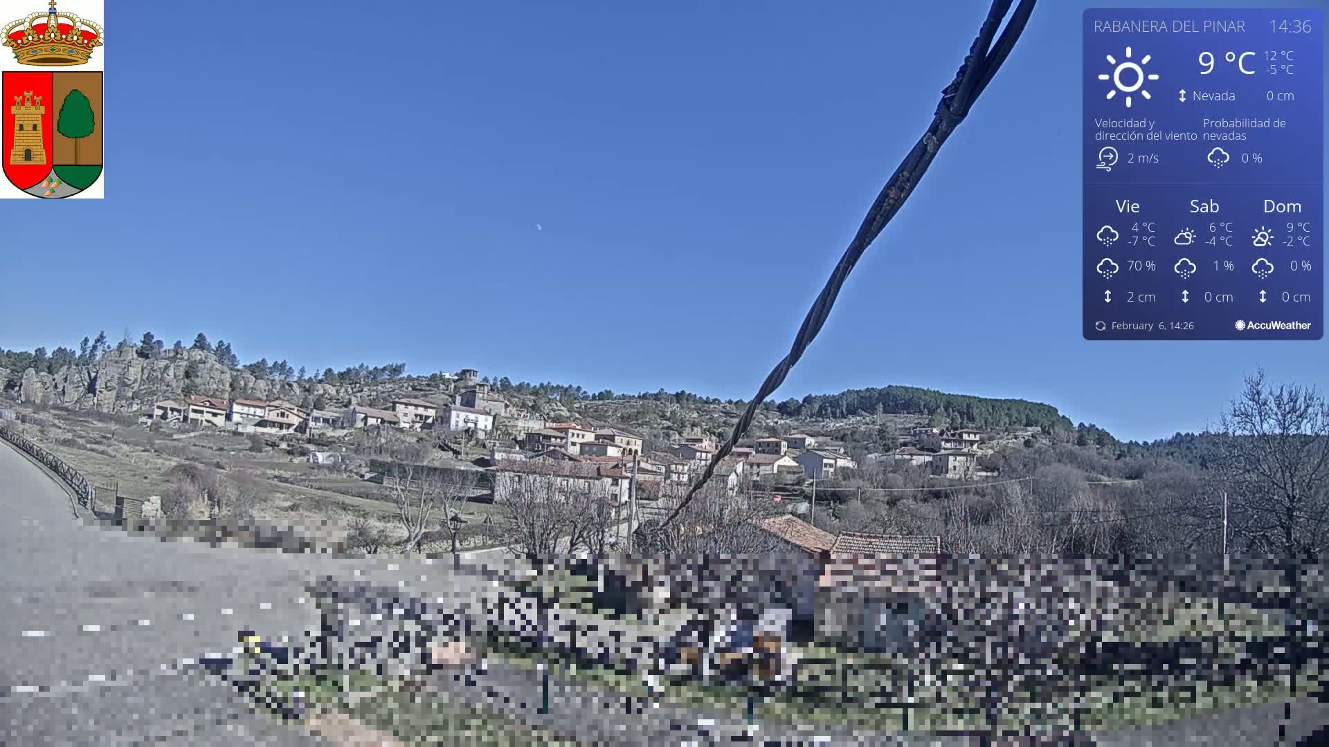 Rabanera del Pinar Village Live Cam - Burgos, Castile&Leon, Spain