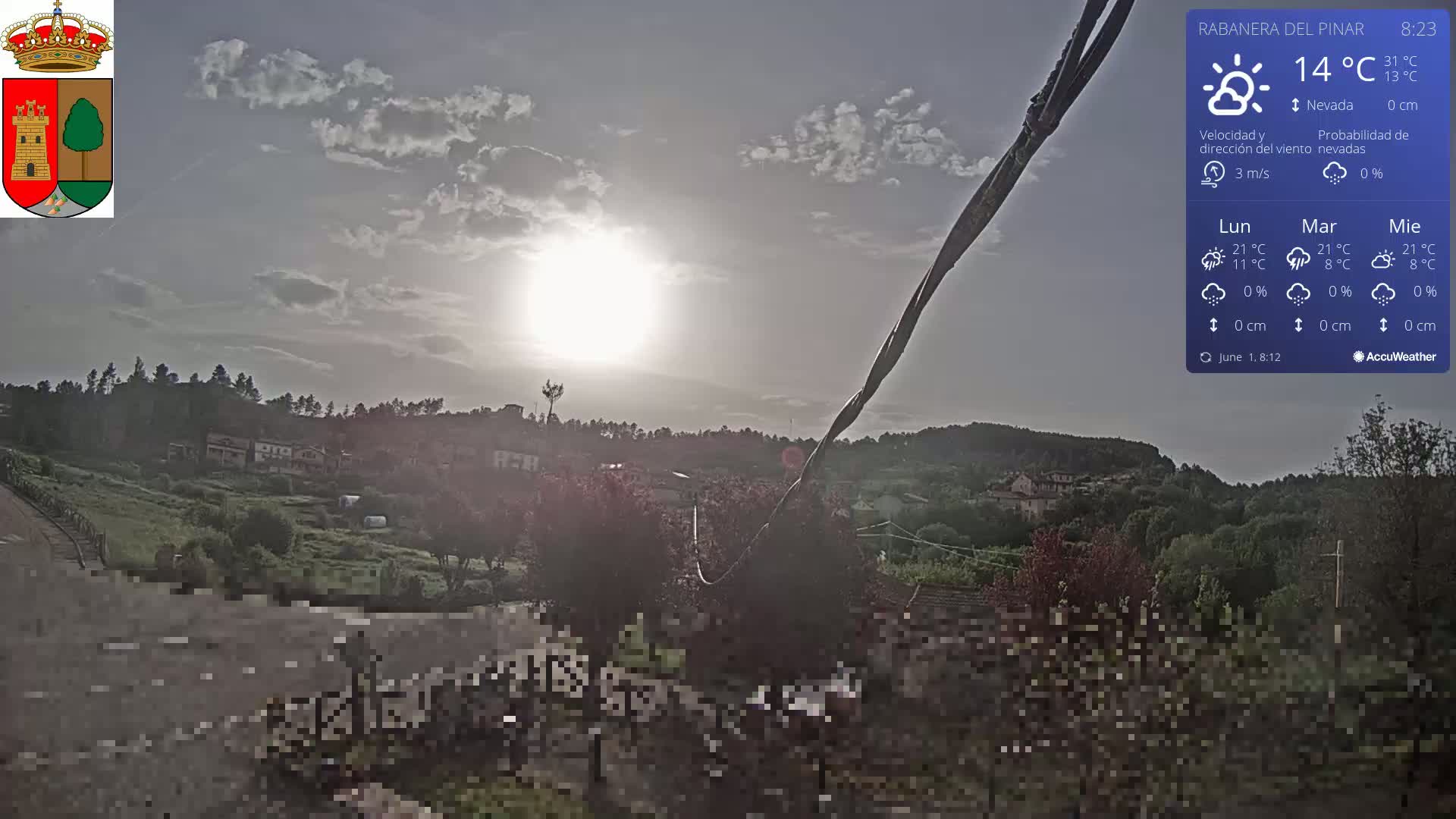 Rabanera del Pinar Village Live Cam - Burgos, Castile&Leon, Spain