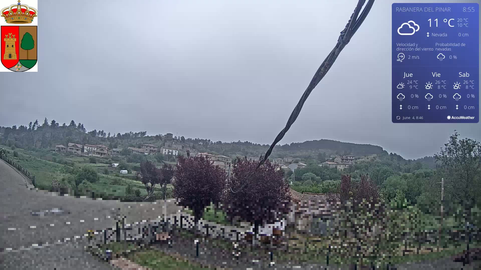 Rabanera del Pinar Village Live Cam - Burgos, Castile&Leon, Spain