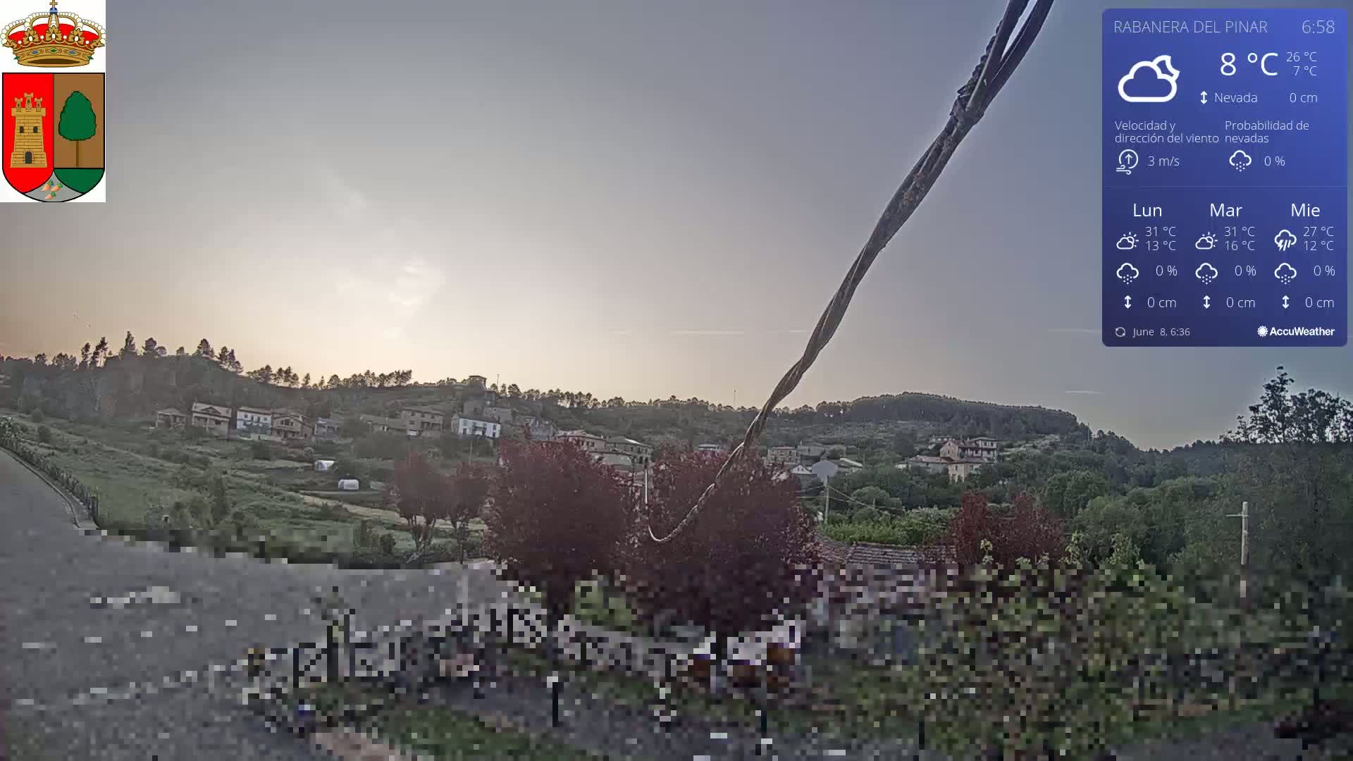 Rabanera del Pinar Village Live Cam - Burgos, Castile&Leon, Spain