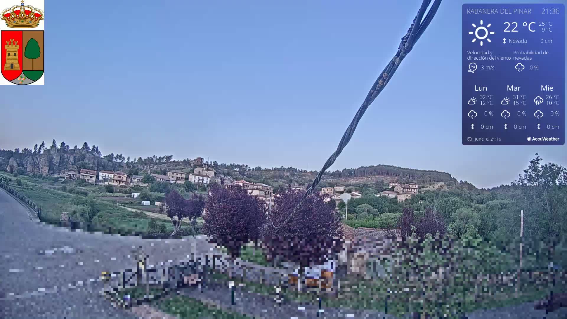Rabanera del Pinar Village Live Cam - Burgos, Castile&Leon, Spain