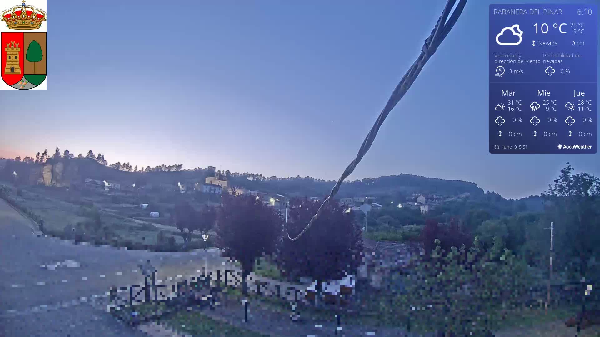 Rabanera del Pinar Village Live Cam - Burgos, Castile&Leon, Spain