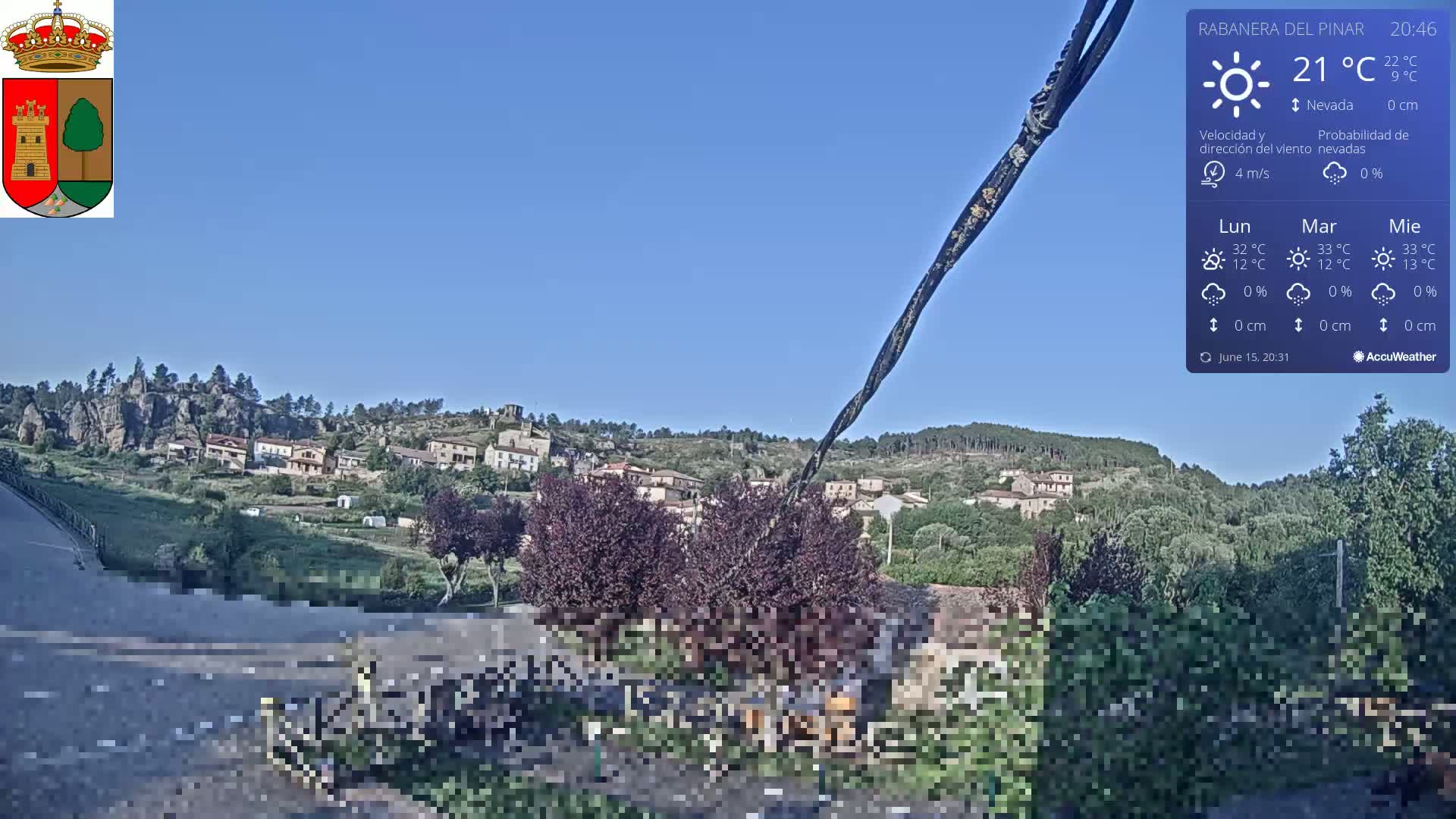 Rabanera del Pinar Village Live Cam - Burgos, Castile&Leon, Spain