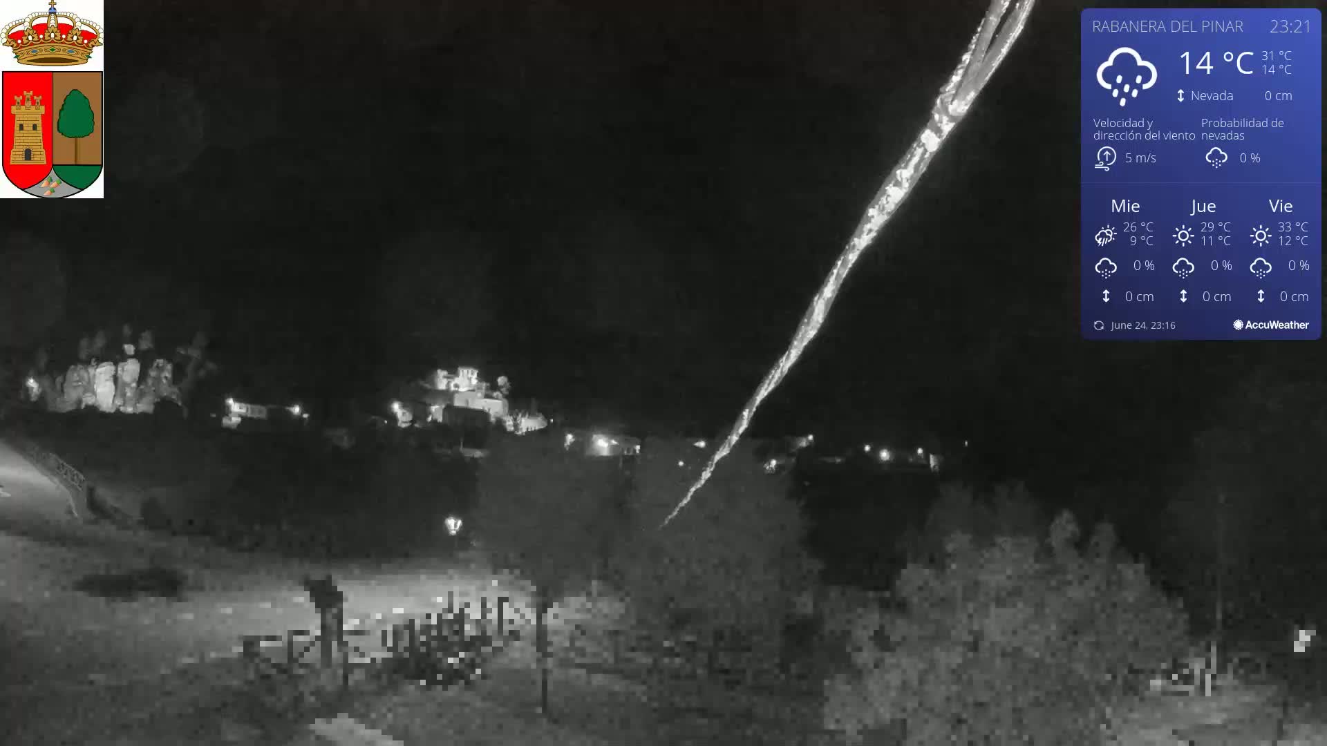 Rabanera del Pinar Village Live Cam - Burgos, Castile&Leon, Spain