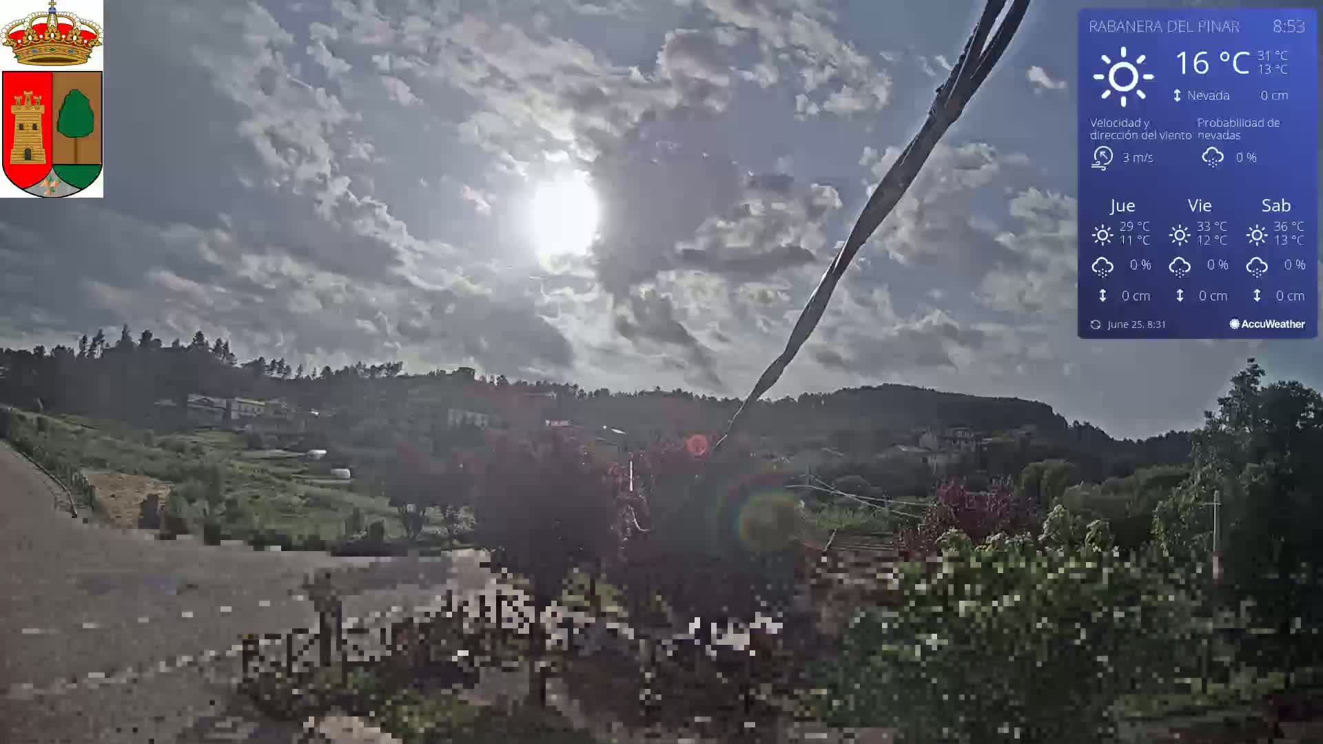 Rabanera del Pinar Village Live Cam - Burgos, Castile&Leon, Spain