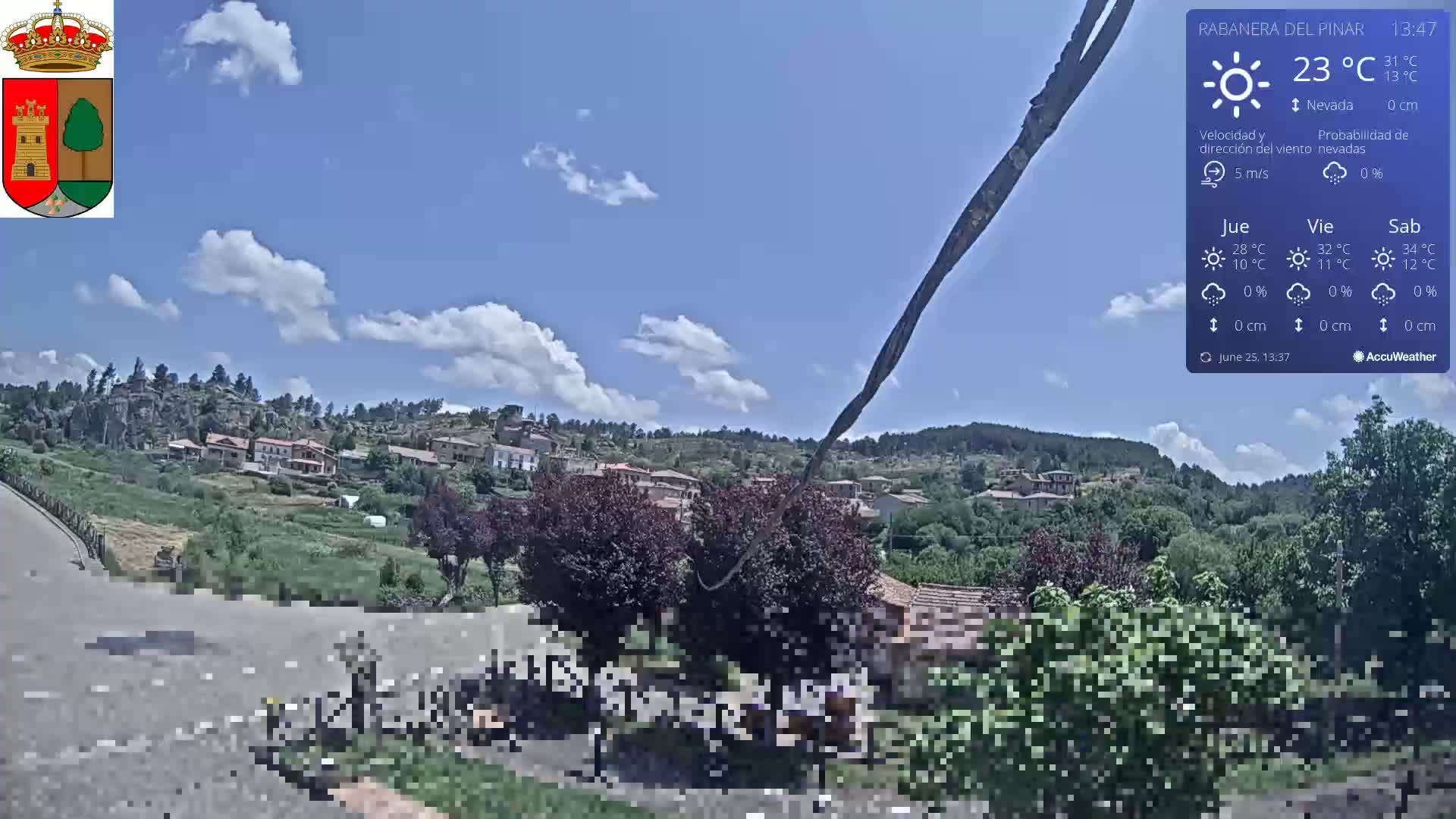 Rabanera del Pinar Village Live Cam - Burgos, Castile&Leon, Spain