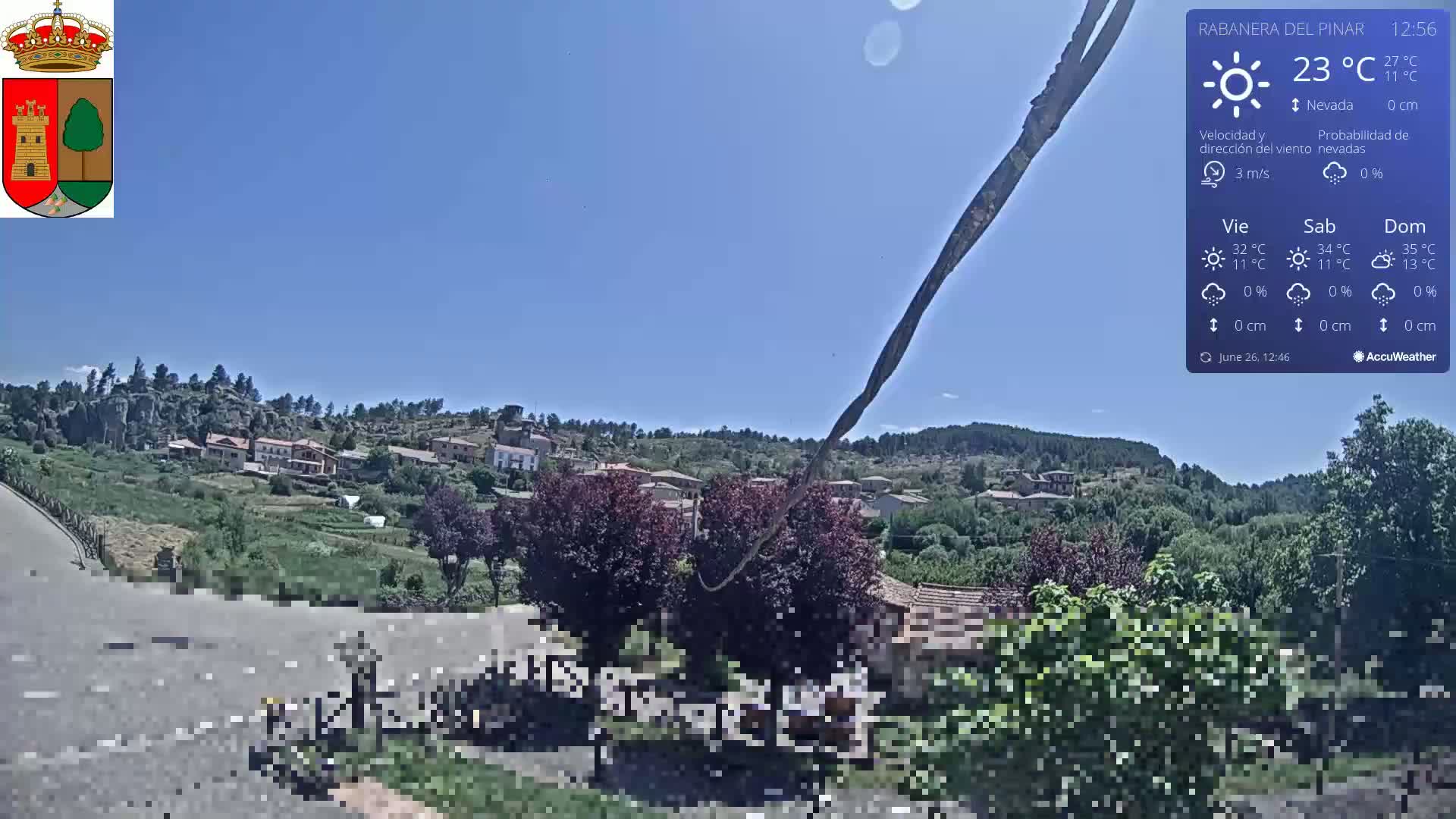 Rabanera del Pinar Village Live Cam - Burgos, Castile&Leon, Spain