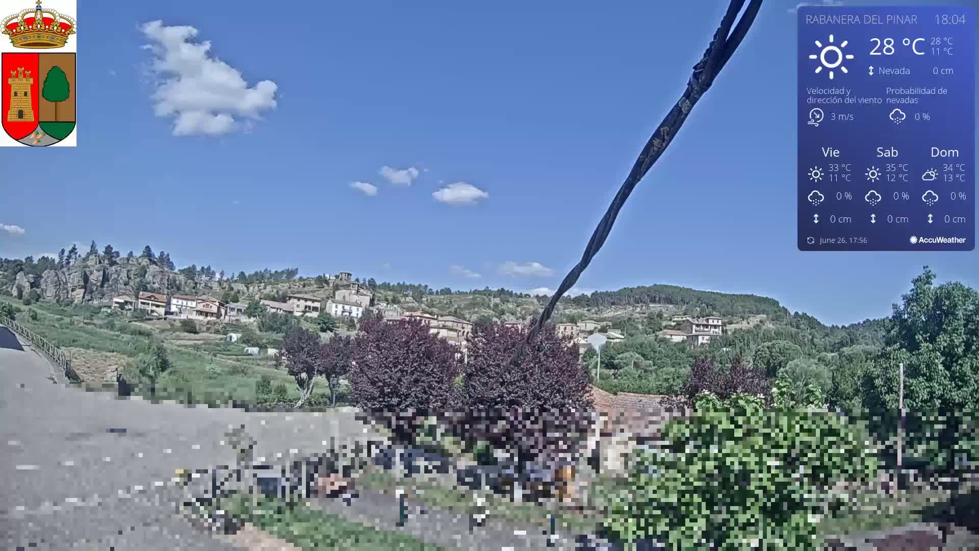Rabanera del Pinar Village Live Cam - Burgos, Castile&Leon, Spain