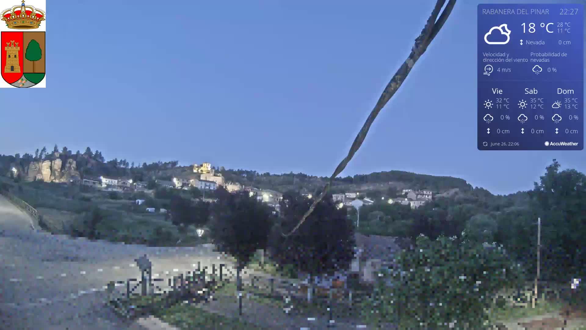 Rabanera del Pinar Village Live Cam - Burgos, Castile&Leon, Spain