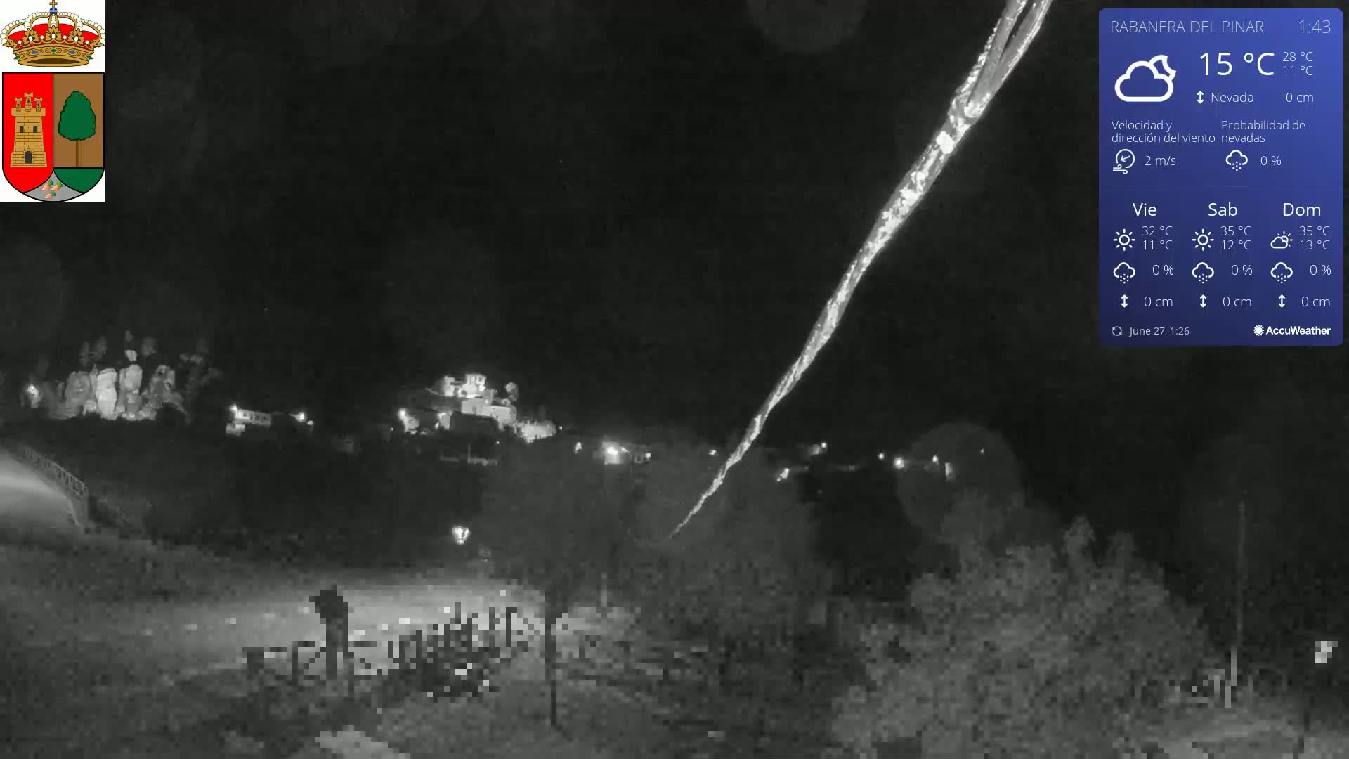 Rabanera del Pinar Village Live Cam - Burgos, Castile&Leon, Spain