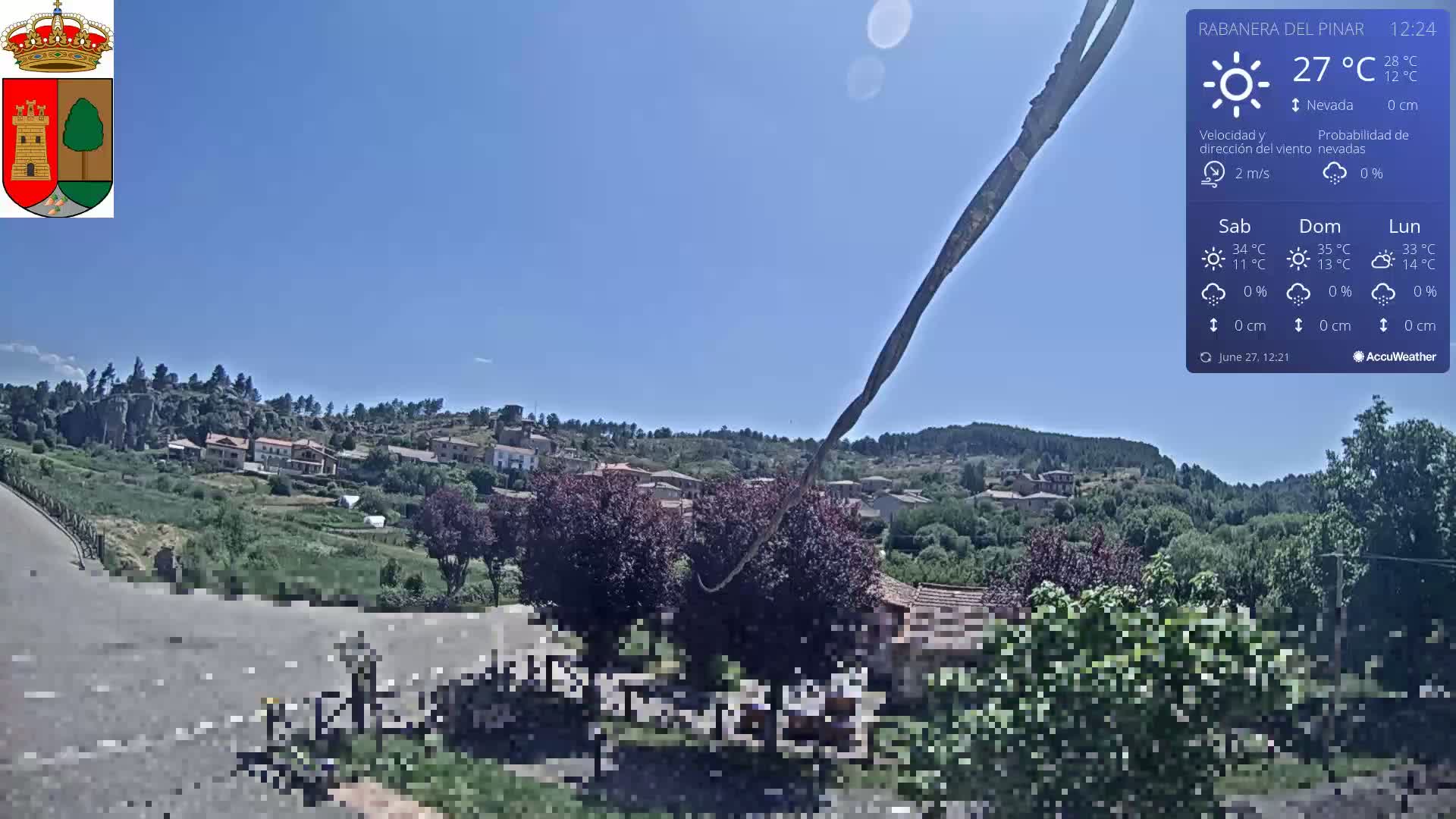 Rabanera del Pinar Village Live Cam - Burgos, Castile&Leon, Spain
