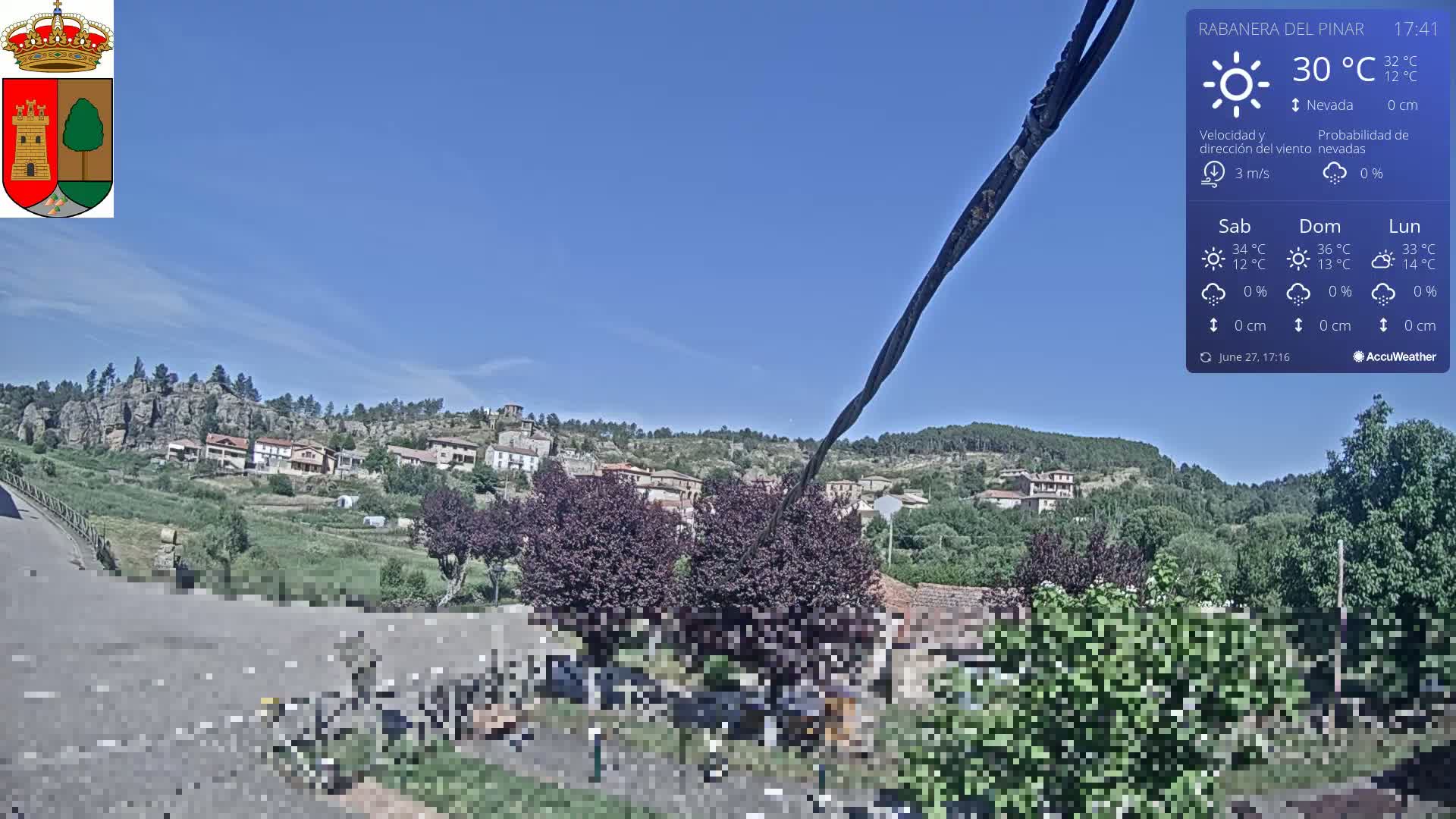 Rabanera del Pinar Village Live Cam - Burgos, Castile&Leon, Spain