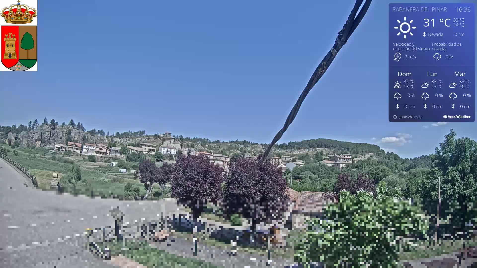 Rabanera del Pinar Village Live Cam - Burgos, Castile&Leon, Spain