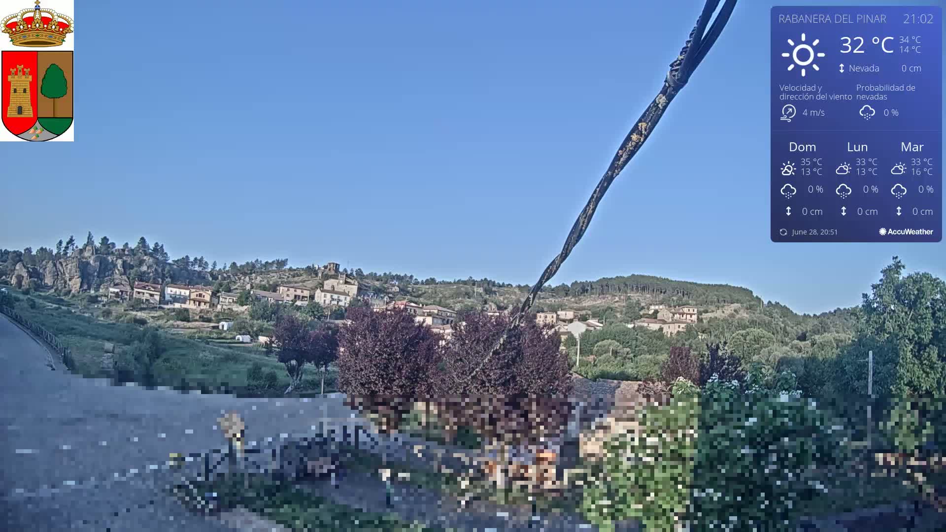 Rabanera del Pinar Village Live Cam - Burgos, Castile&Leon, Spain