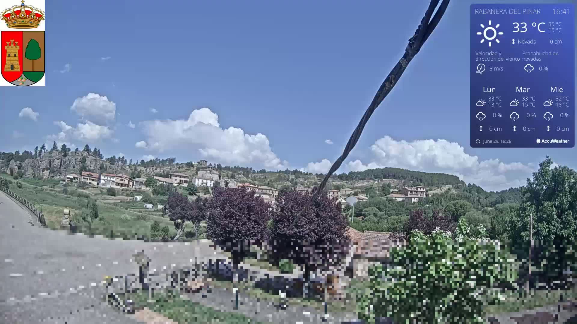 Rabanera del Pinar Village Live Cam - Burgos, Castile&Leon, Spain