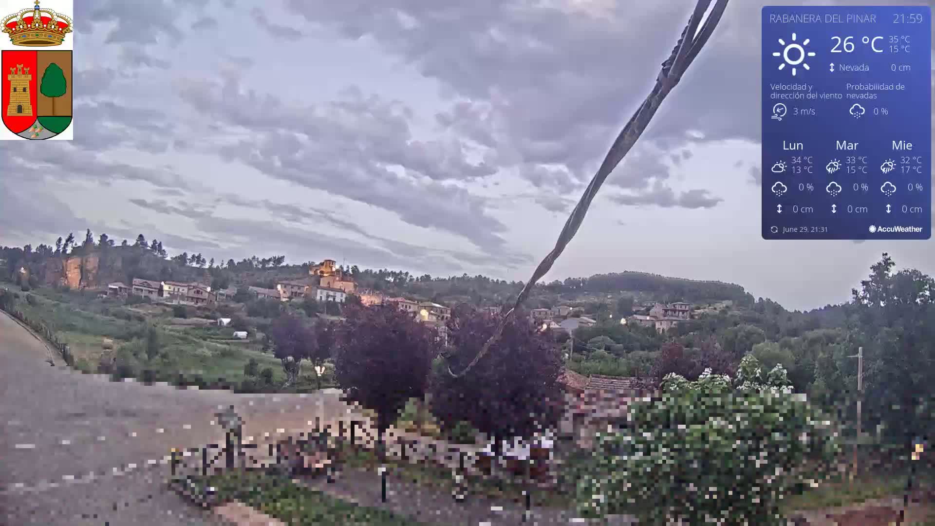 Rabanera del Pinar Village Live Cam - Burgos, Castile&Leon, Spain