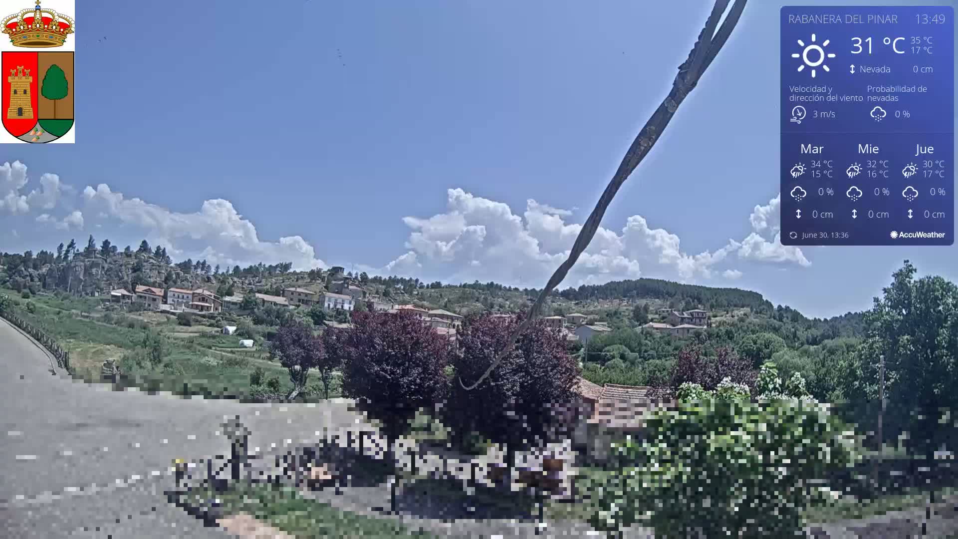Rabanera del Pinar Village Live Cam - Burgos, Castile&Leon, Spain